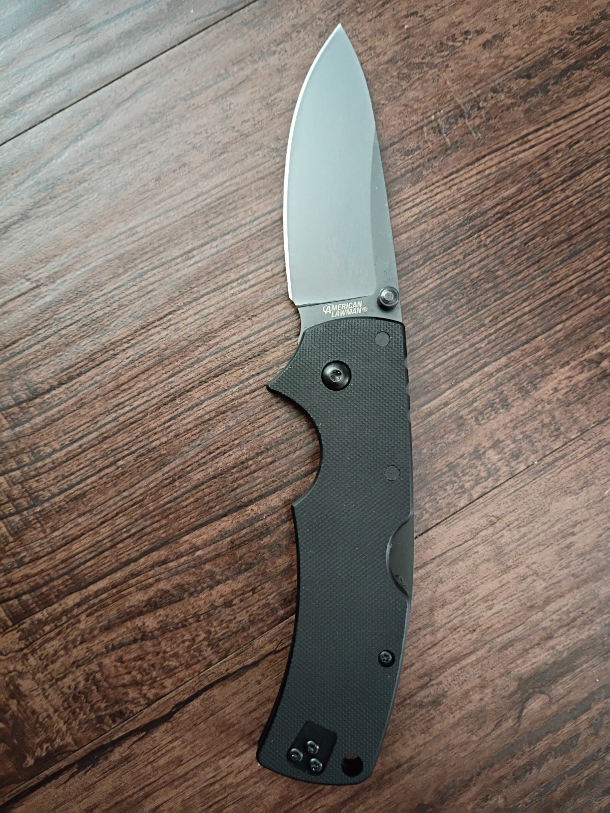American Lawman Cold Steel Drop Point Lockback Black G-10 CPM S35VN Blade American Lawman Cold Steel Drop Point Lockback Black G-10 CPM S35VN Blade