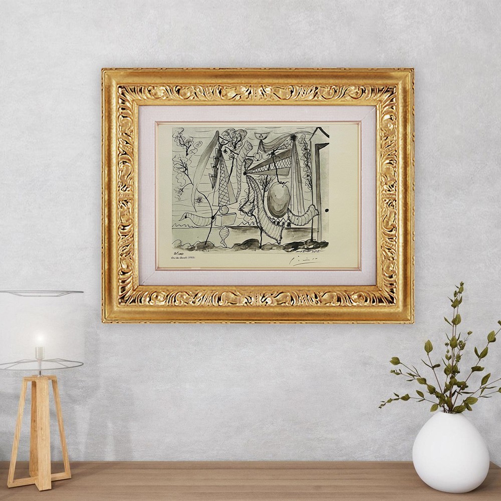 Pablo Picasso Original signed print, COA and appraisal for $3,500 USD.9%