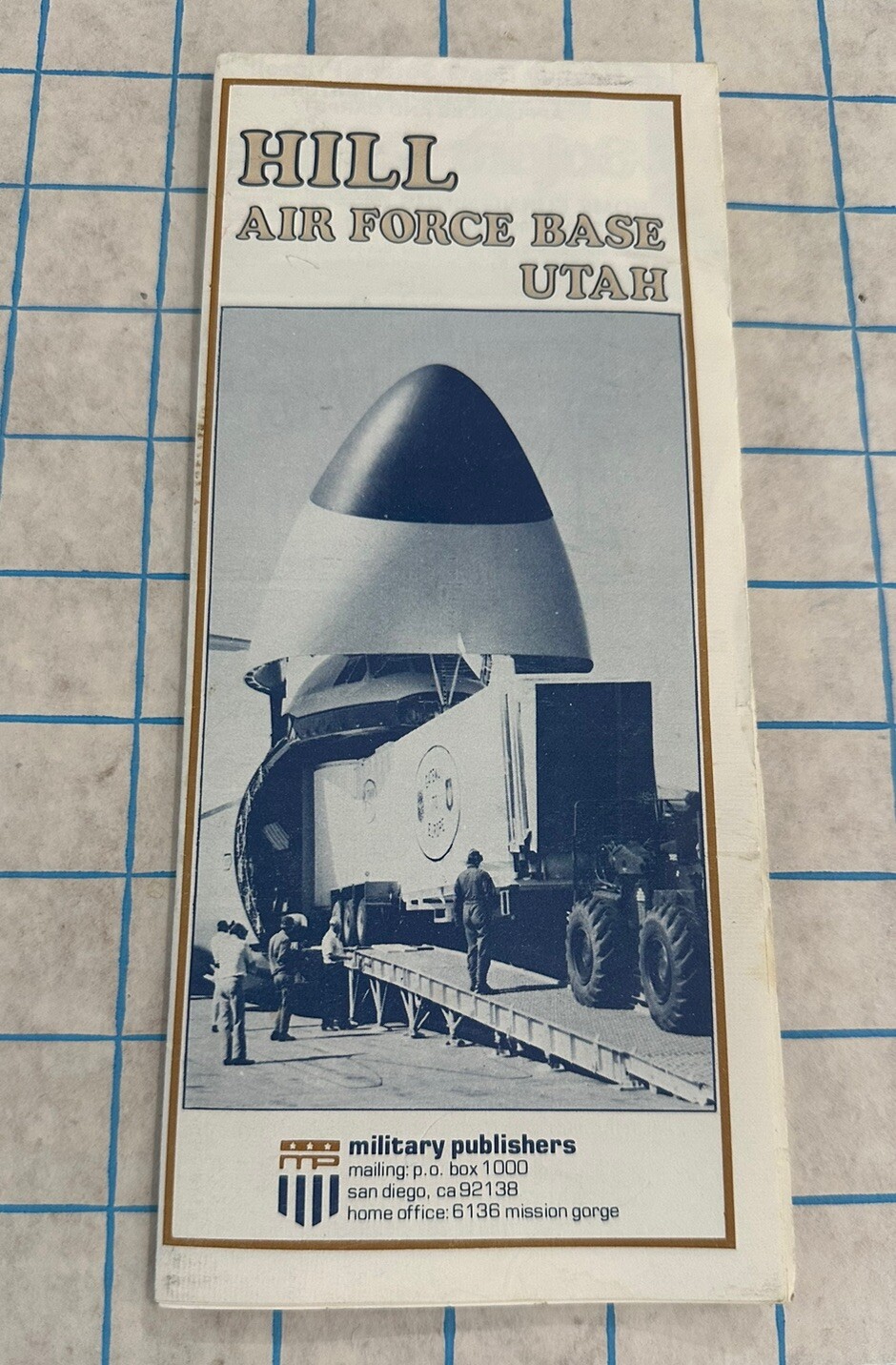 Vintage Hill Air Force Base Map Brochure USAF Fighting Falcons Ephemera Vintage Hill Air Force Base Map Brochure USAF Fighting Falcons Ephemera