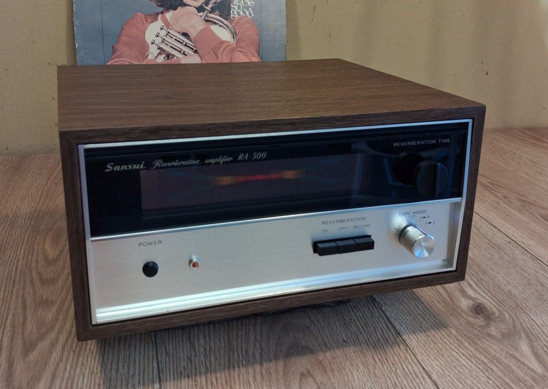 Vintage Sansui RA-500 Reverb Reverberation Amplifier Very Clean & Original