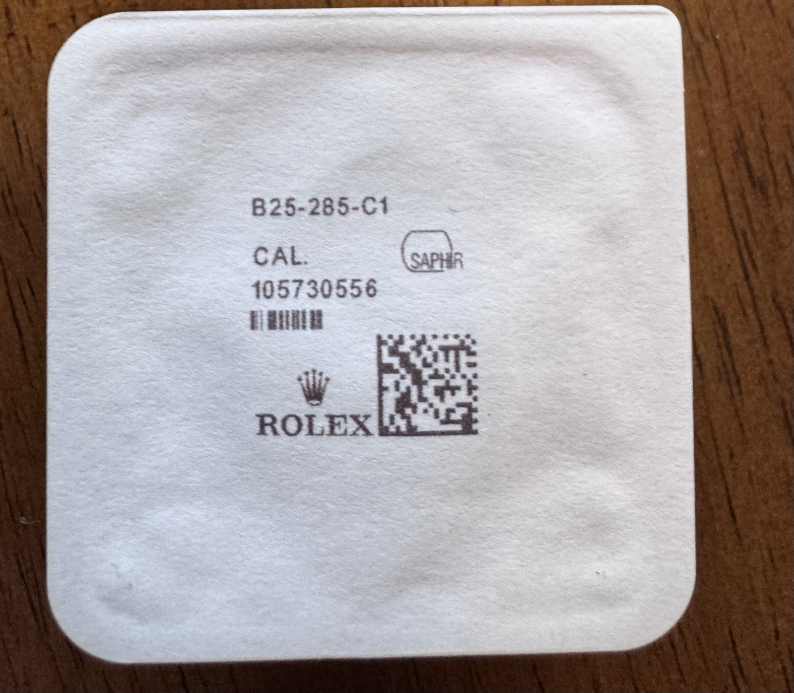 Genuine Rolex 25-285 Crystal With Gasket For Sea Dwellers 16660