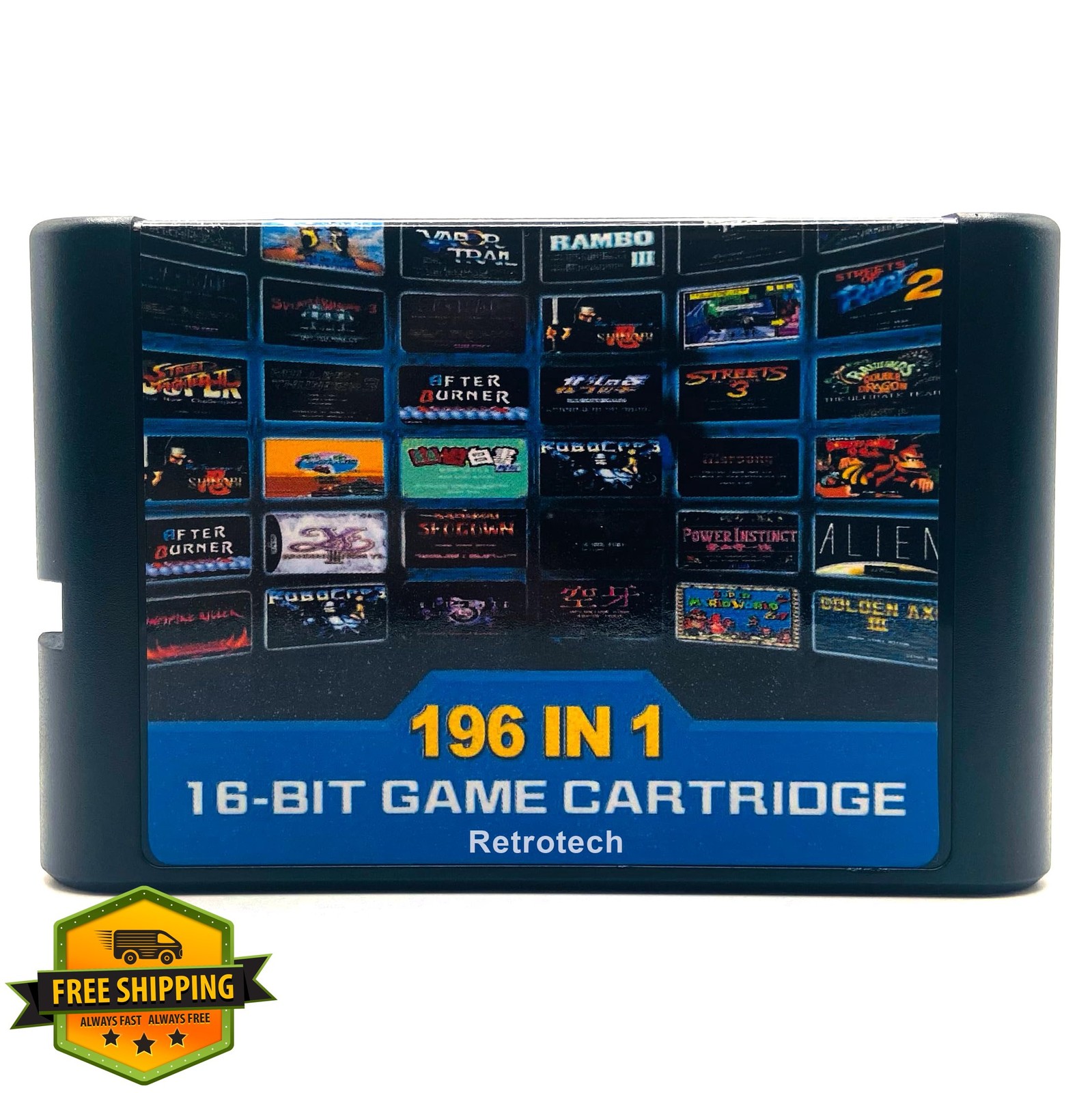 Retrotech V2 Multi Game Cartridge Sega Genesis