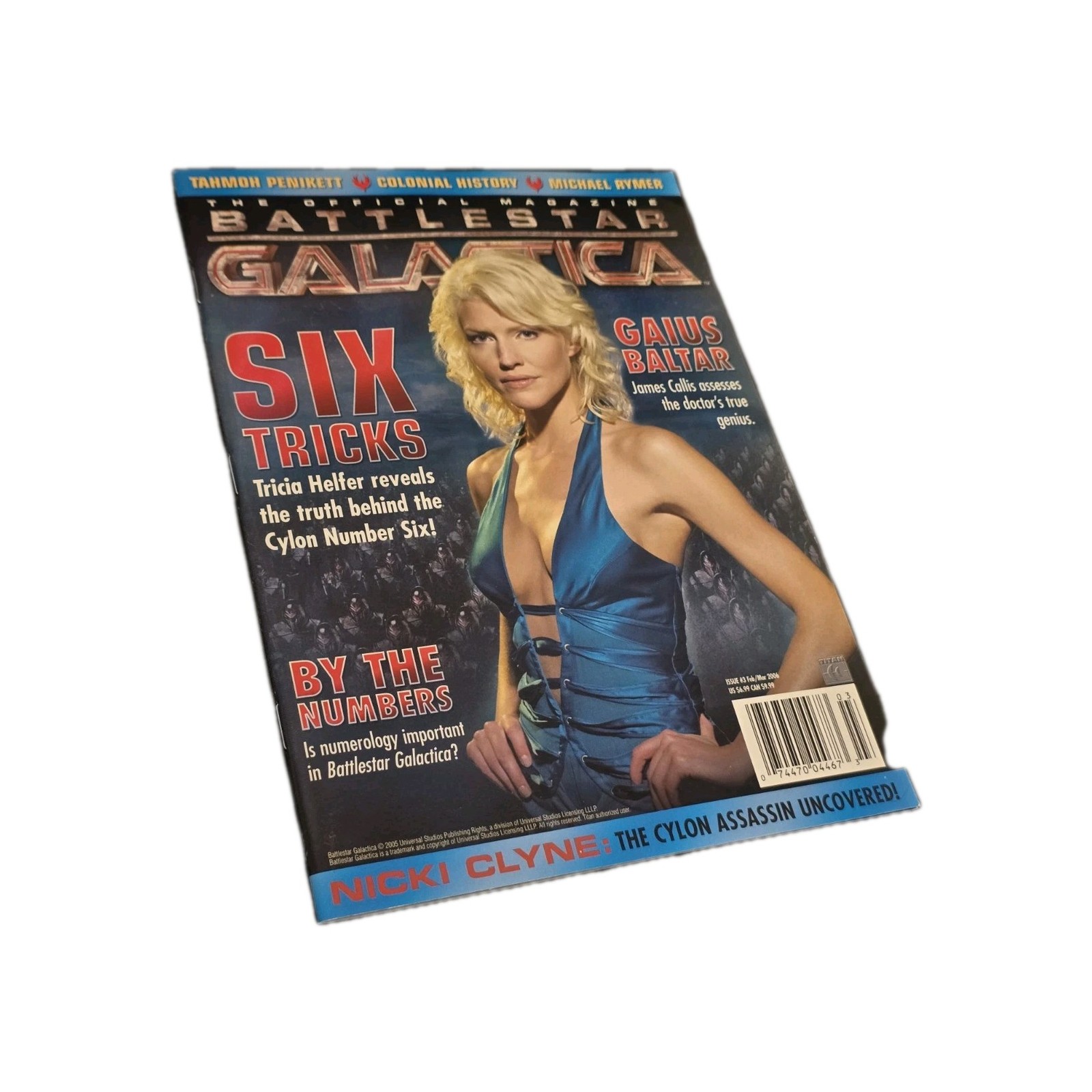VTG 2006 Battlestar Galactica The Official Magazine: Tricia Helfer James Callis