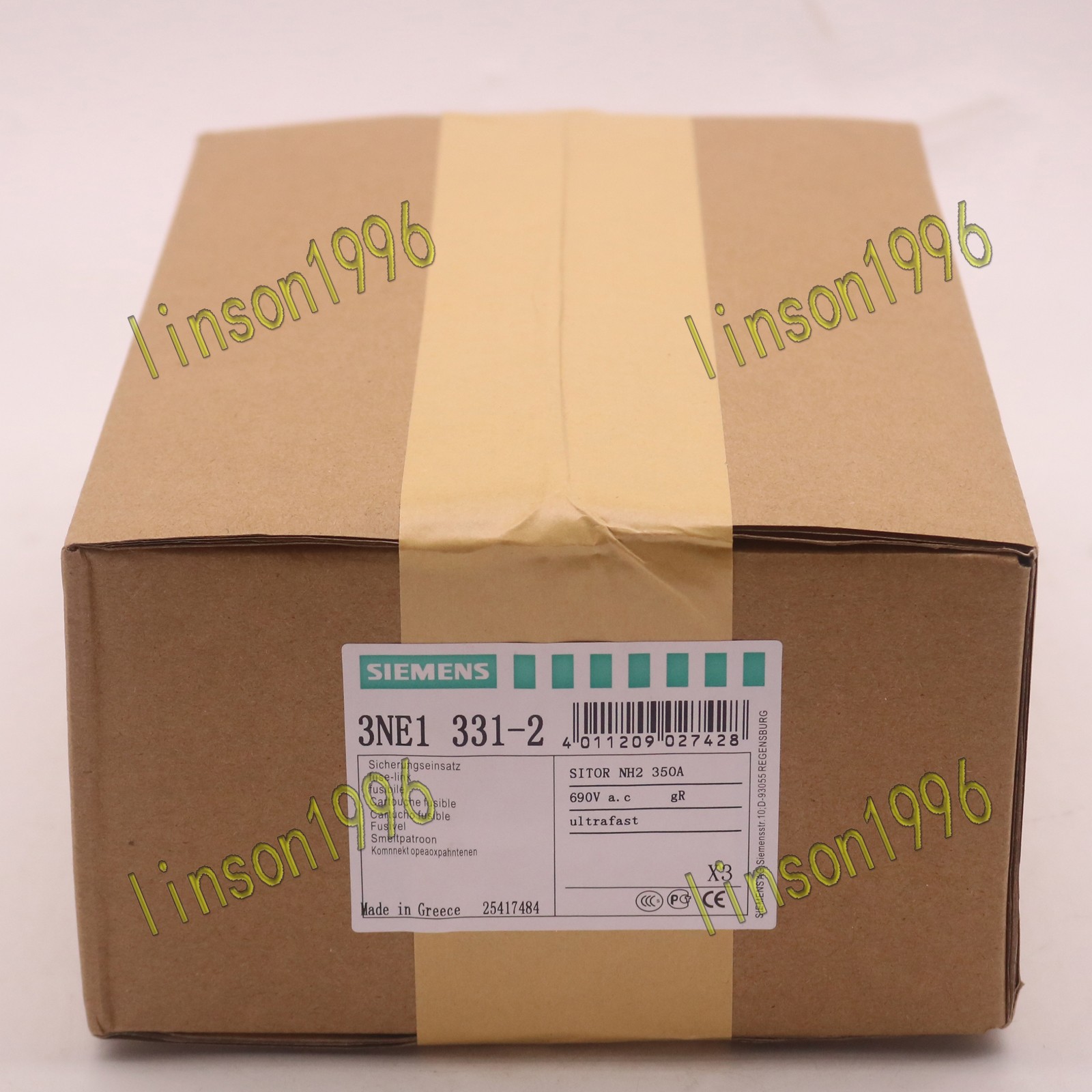 New 3PC/BOX Siemens 3NE1331-2 3NE1 331-2 350A 1 year warranty
