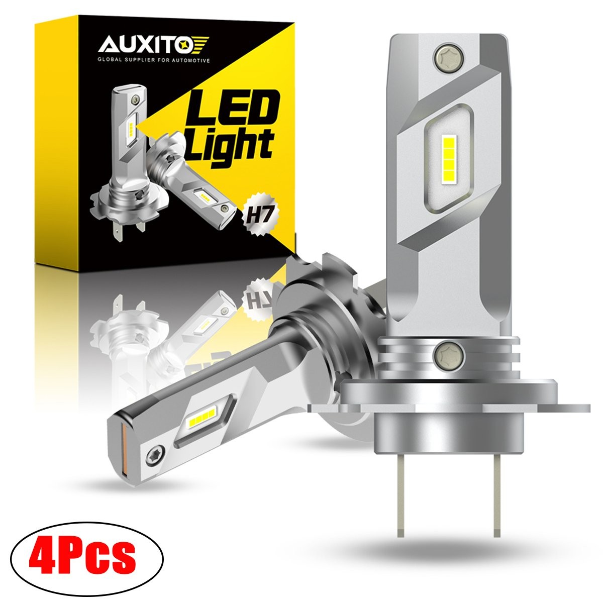 100x CANBUS H7 LED Headlight Super Bright Bulbs Kit White 40000LM H/L Beam 6500K