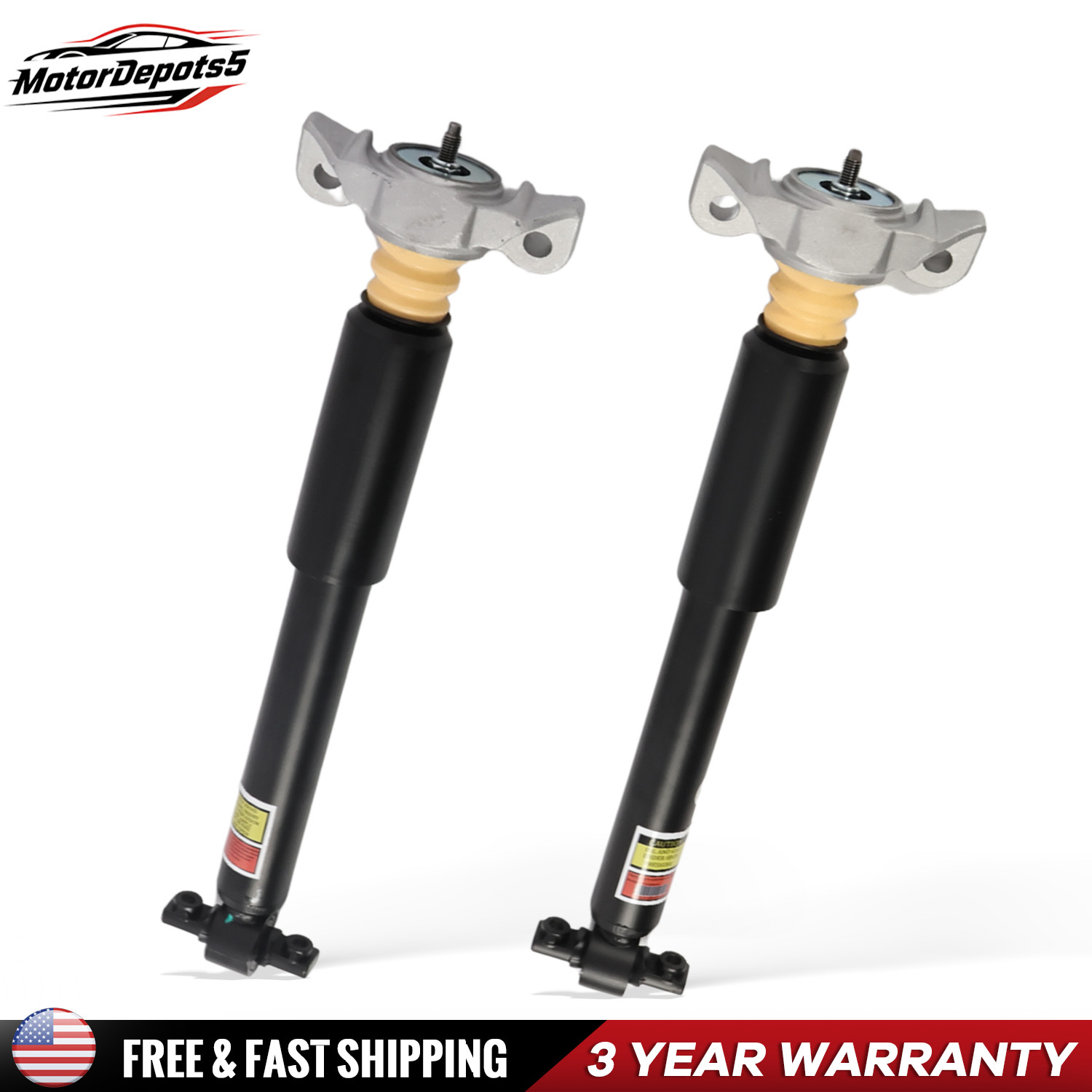For 2013-2020 Ford Fusion Complete Rear Shock Absorber Kit Pair