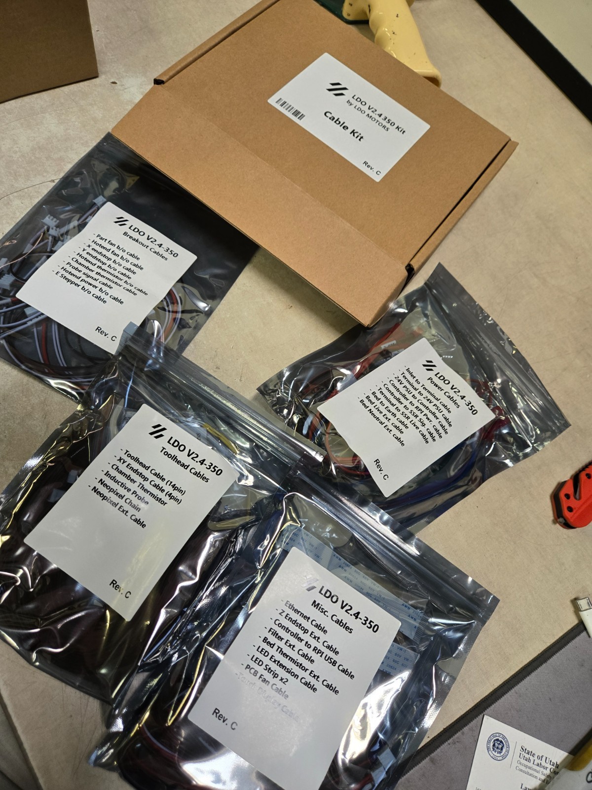 LDO V2.4 350 KIT CABLE KIT only Read ad 