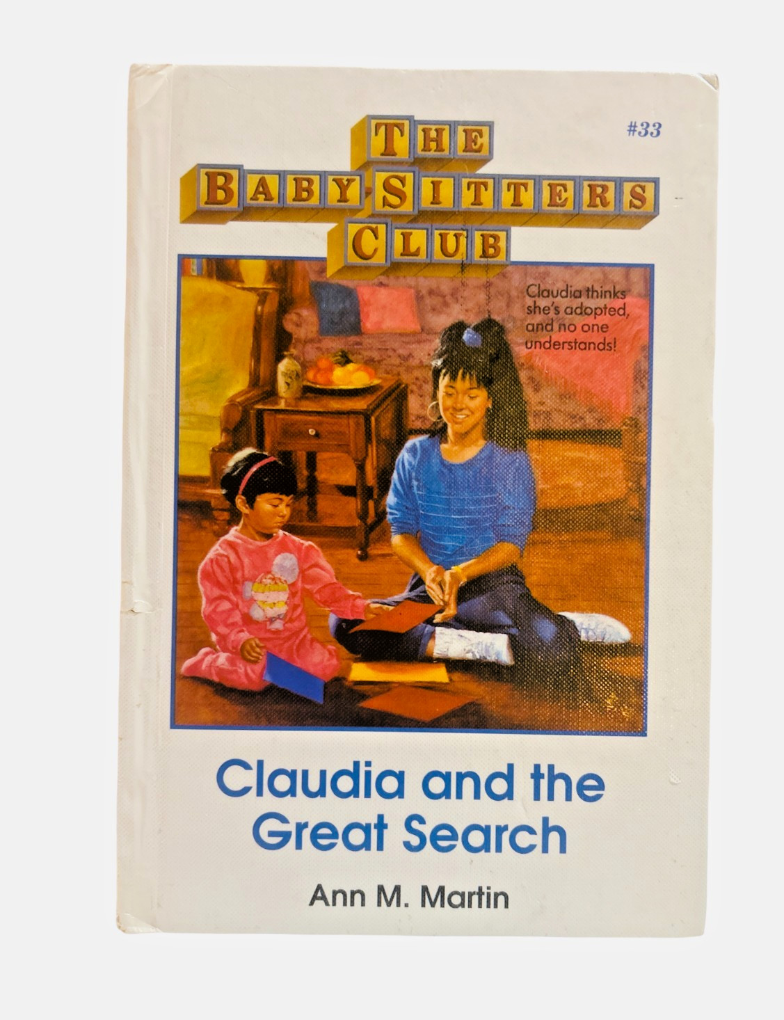Claudia and the Great Search Large Print Ex-Library Hardcover – BSC #33
