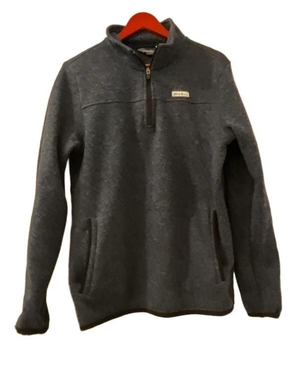Eddie Bauer Fleece 1/4 Zip Pullover Size M Blue Eddie Bauer Fleece 1/4 Zip Pullover Size M Blue