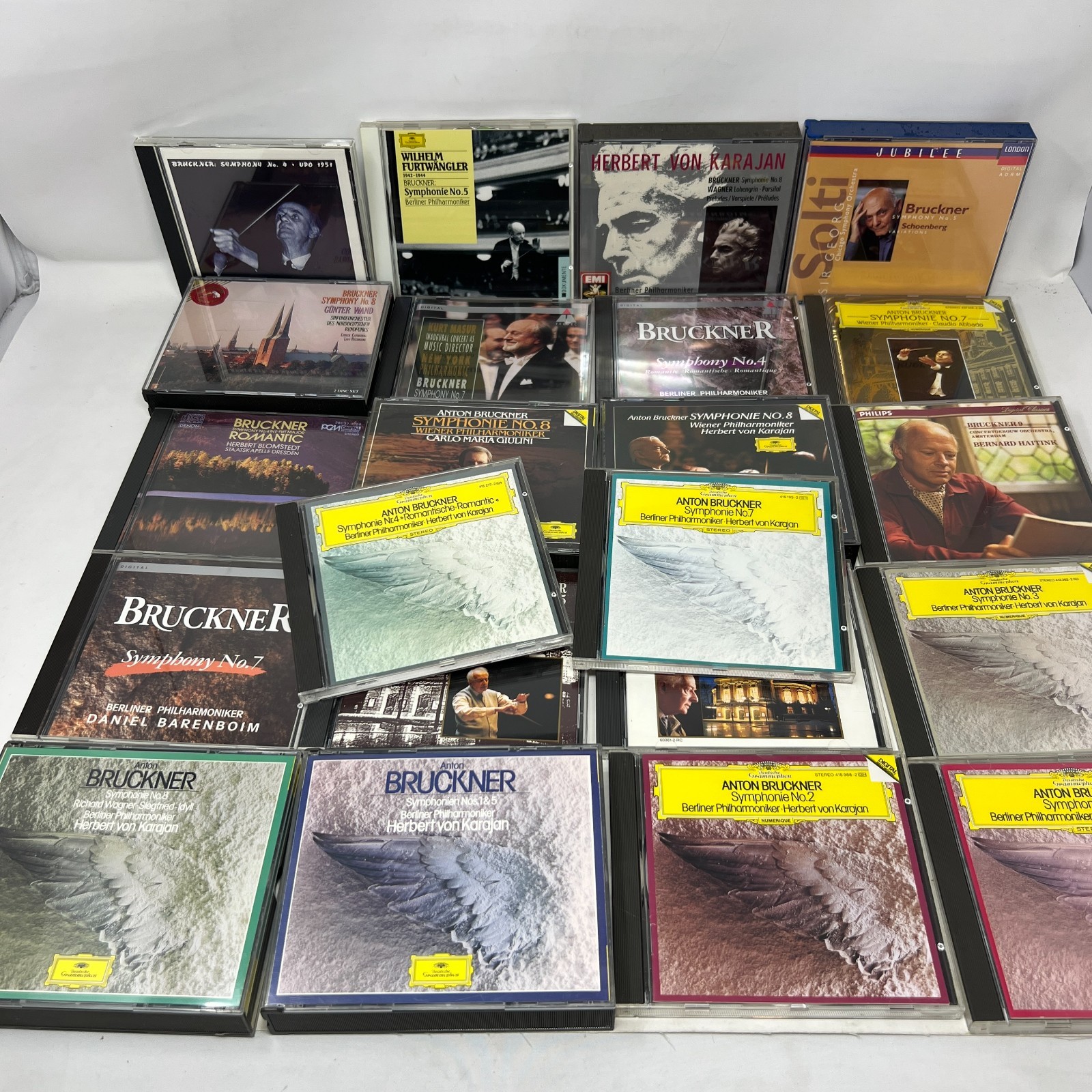 Lot of 22 Anton Bruckner Music CD's Symphonies Symphony Classical Lot of 22 Anton Bruckner Music CD's Symphonies Symphony Classical