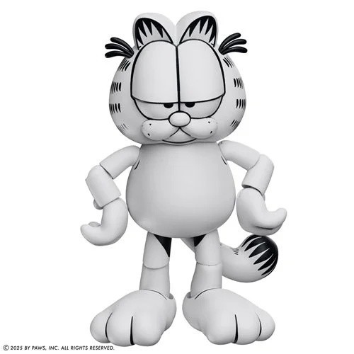 BRAND NEW Garfield Black & White Daily Comic Strip Action Figure - EE EXCLUSIVE BRAND NEW Garfield Black & White Daily Comic Strip Action Figure - EE EXCLUSIVE