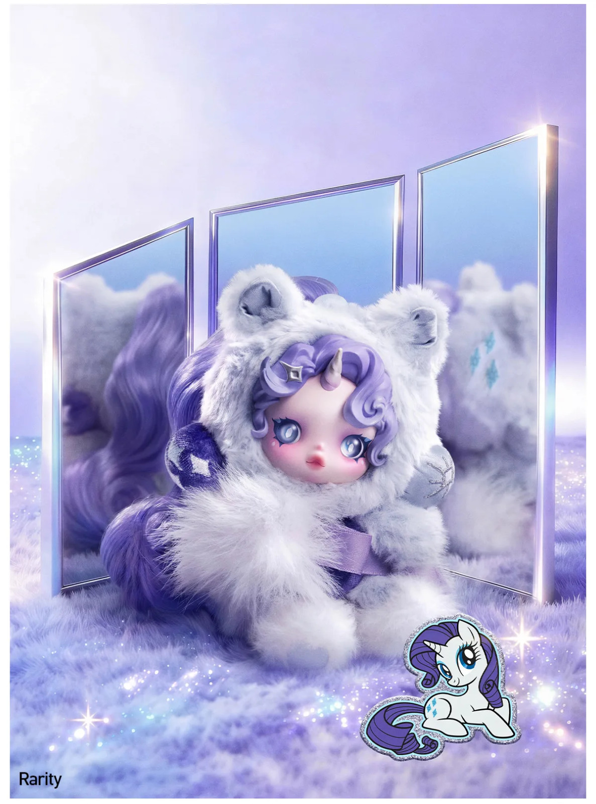 Pop Mart SKULLPANDA × My Little Pony Series Pendant Figure - US SHIP FAST
