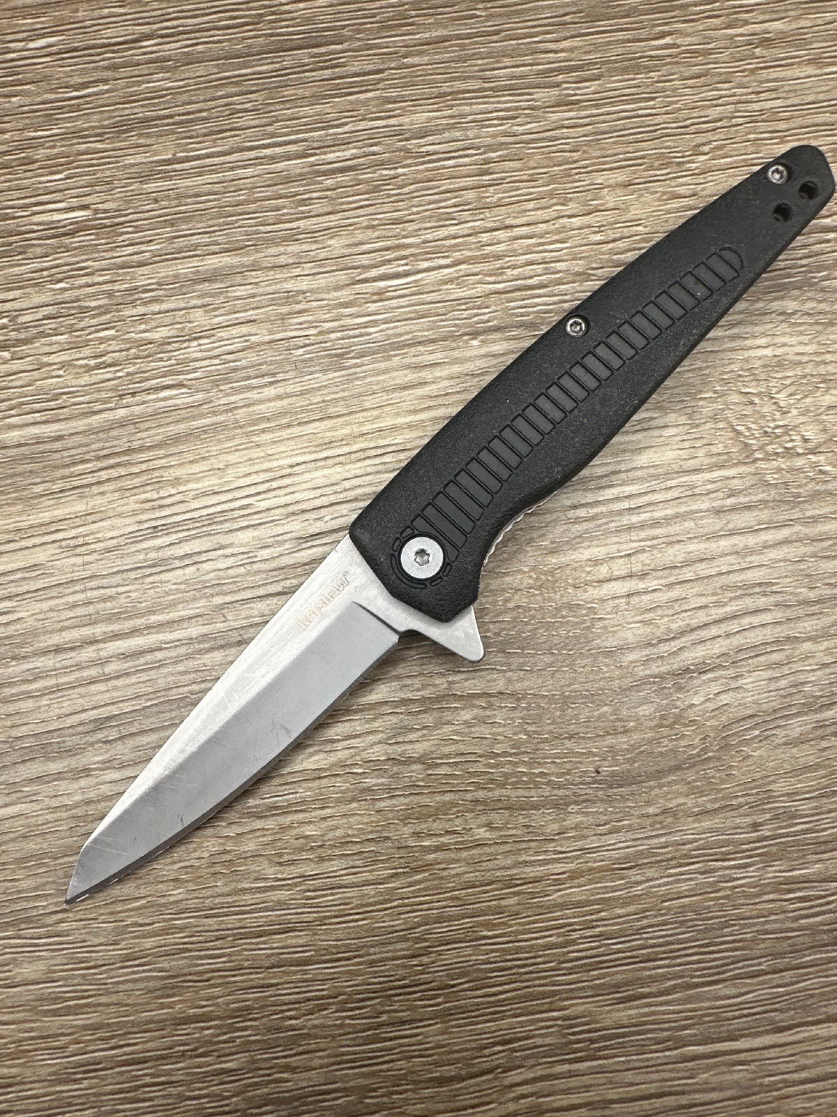 Kershaw Hotwire 1310WM Black GFN Flipper Linerlock Folder Pocket Knife Used