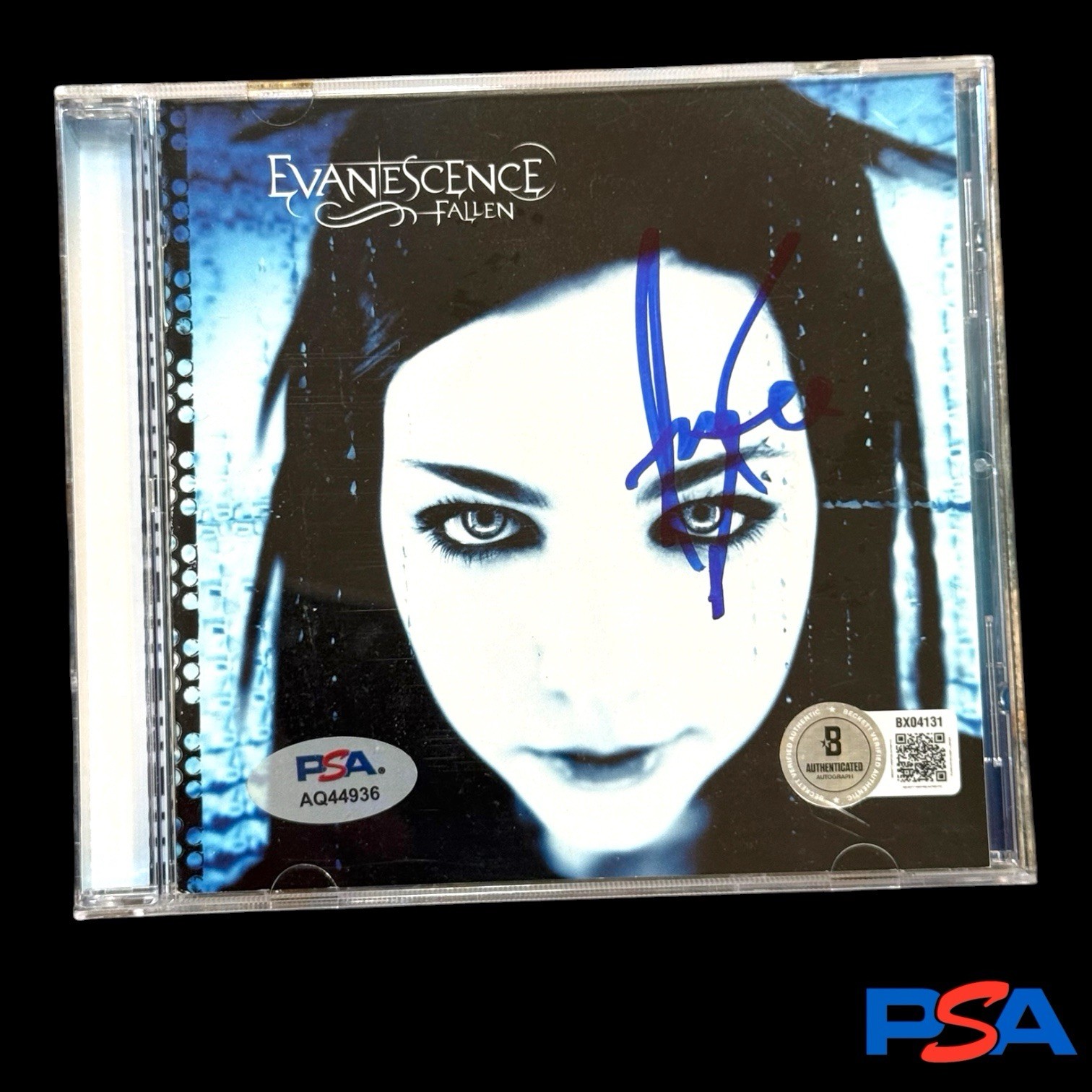 Amy Lee Signed Fallen CD Cover PSA/DNA COA Autograph Evanescence Amy Lee Signed Fallen CD Cover PSA/DNA COA Autograph Evanescence