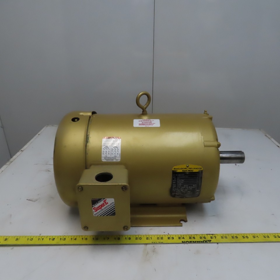 Baldor EM3704T 3HP Electric Motor 1160RPM 208-230/460V 3Ph 60HZ 213T Frame Baldor EM3704T 3HP Electric Motor 1160RPM 208-230/460V 3Ph 60HZ 213T Frame
