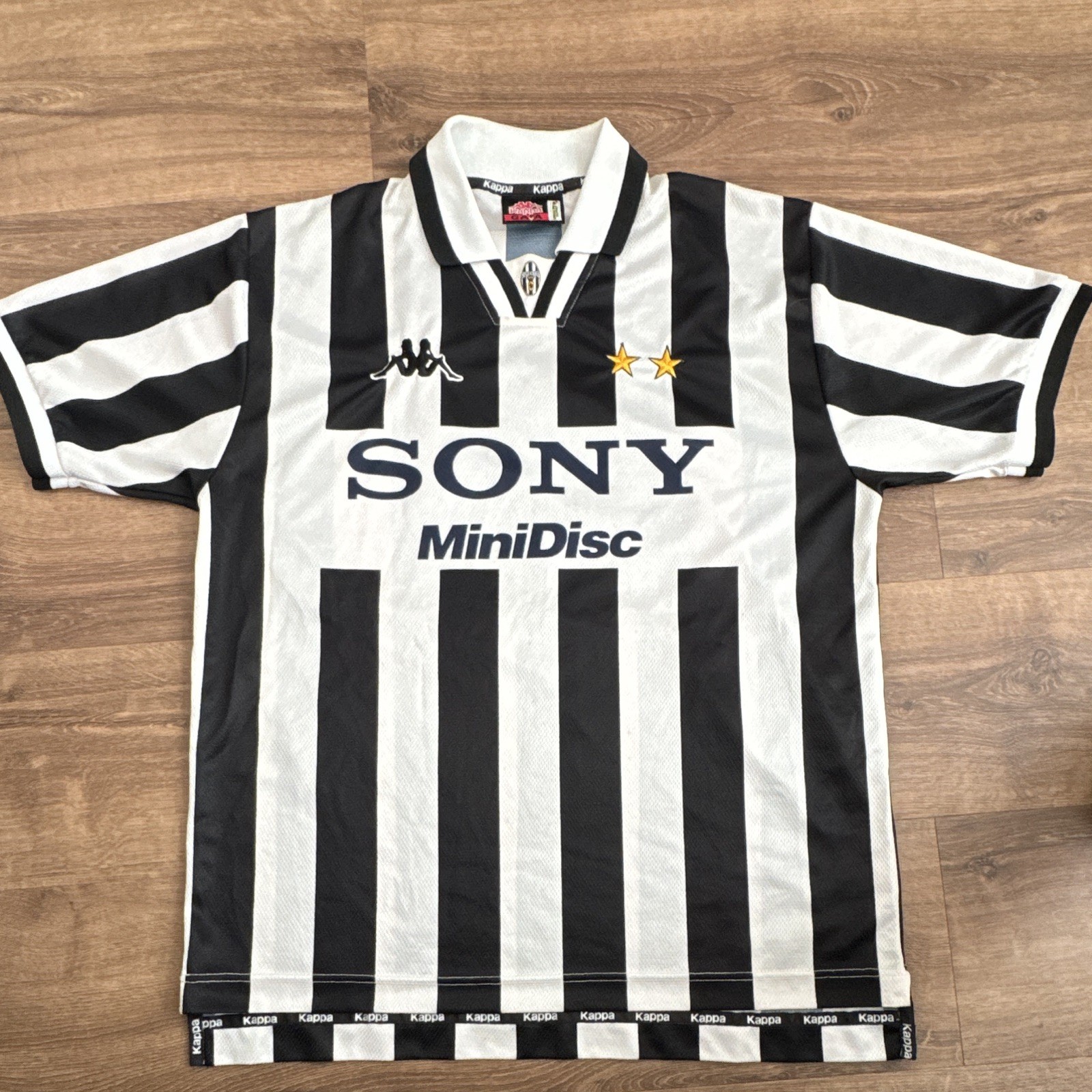 Juventus Kappa (Authentic/Rare) 96/97 Zidane #21 Soccer Jersey Men's Size L