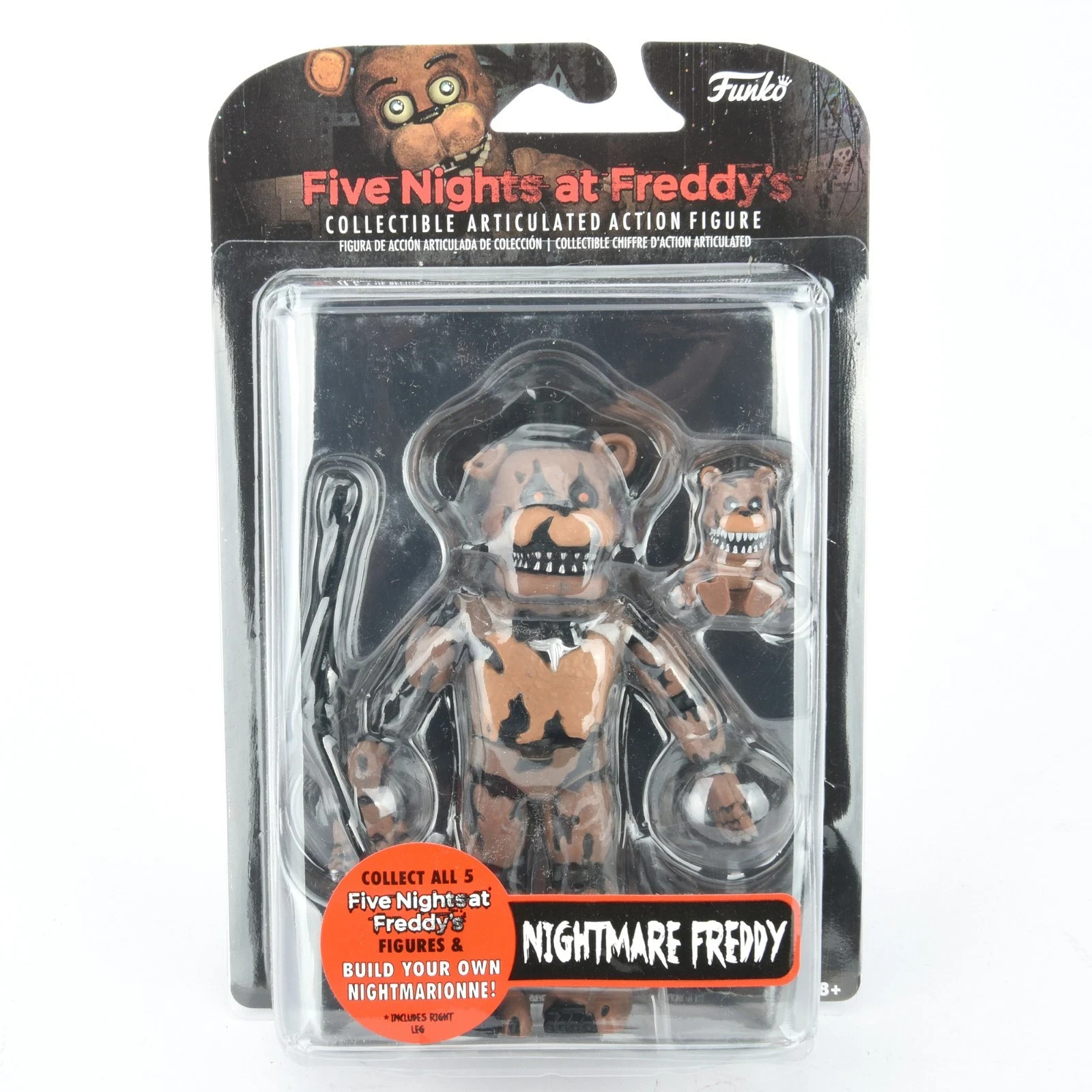 Five Nights At Freddy FNAF Bulid your own Nightmarionne Figure -Nightmare Freddy