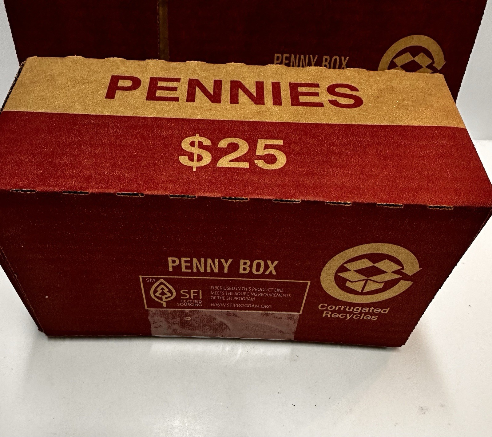 New Cardboard Penny Boxes  For Storage And Shipping Quantity 10