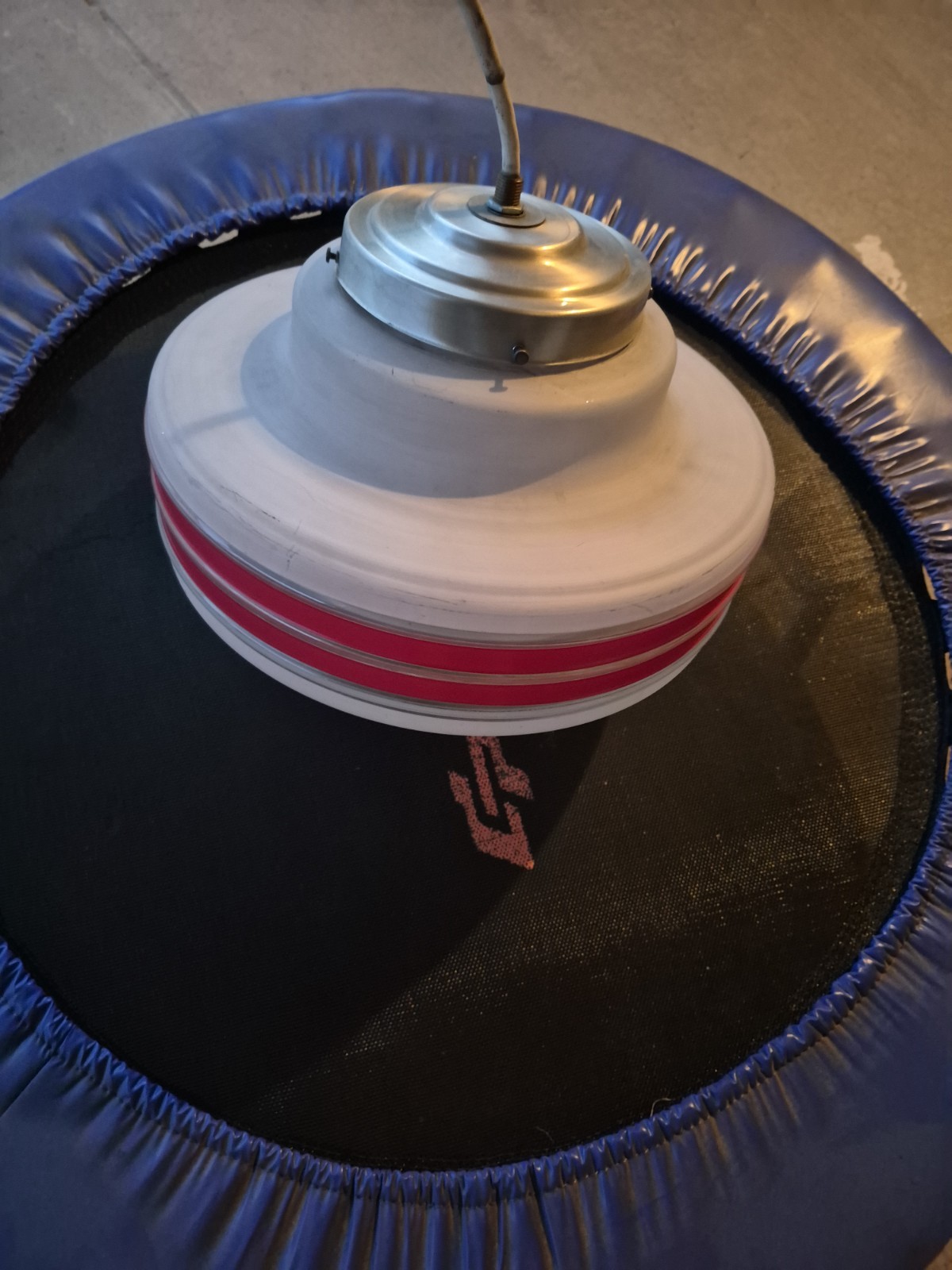 LARGE Antique Vtg Art Deco Glass Pendant Light 1920s 1930 1940s 50s 60s Diner LARGE Antique Vtg Art Deco Glass Pendant Light 1920s 1930 1940s 50s 60s Diner