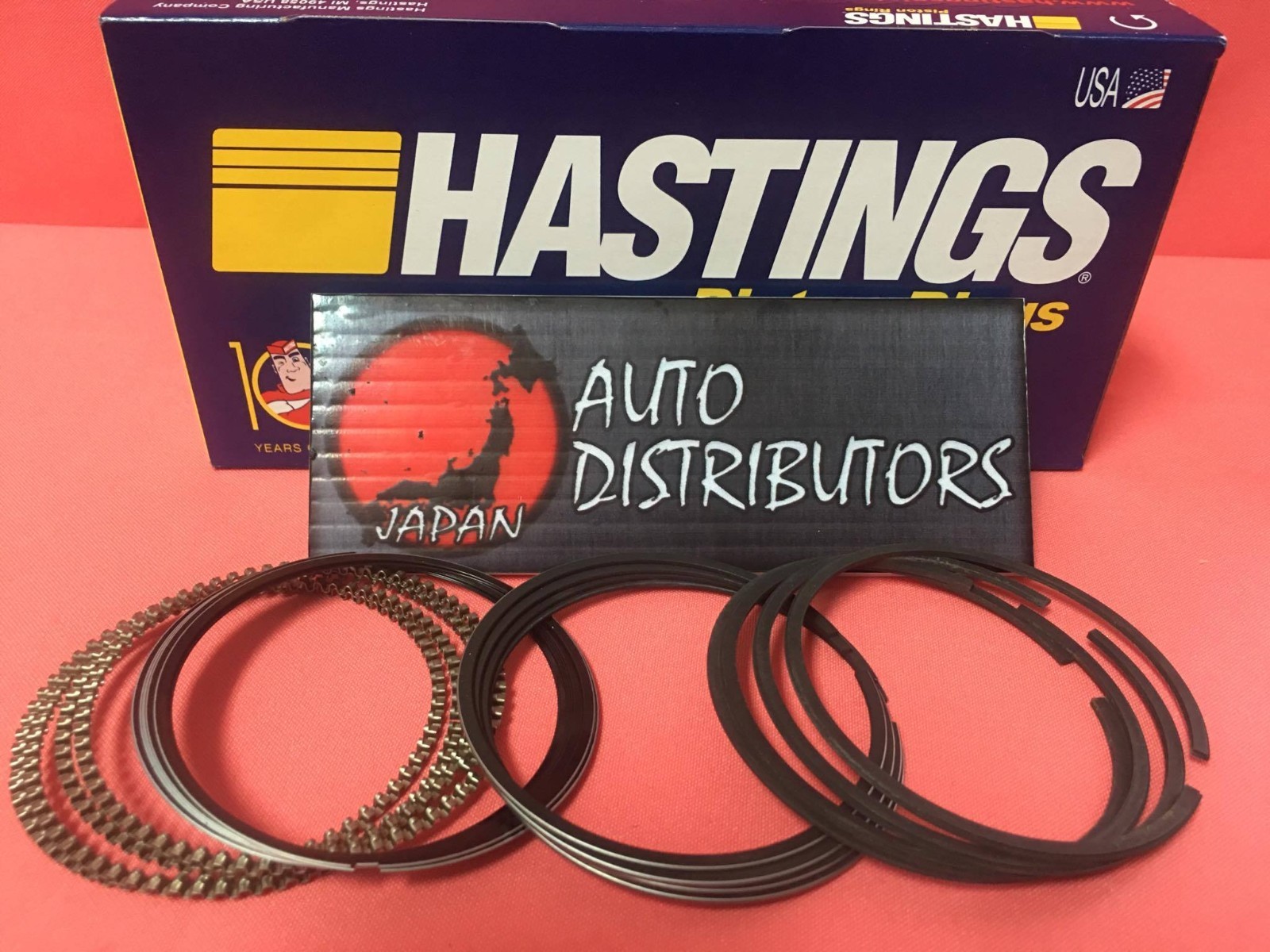 96 00 Honda Civic 75mm Hastings Piston Rings 2c4690 STD Bore D16Y5 D16Y7 D16Y8
