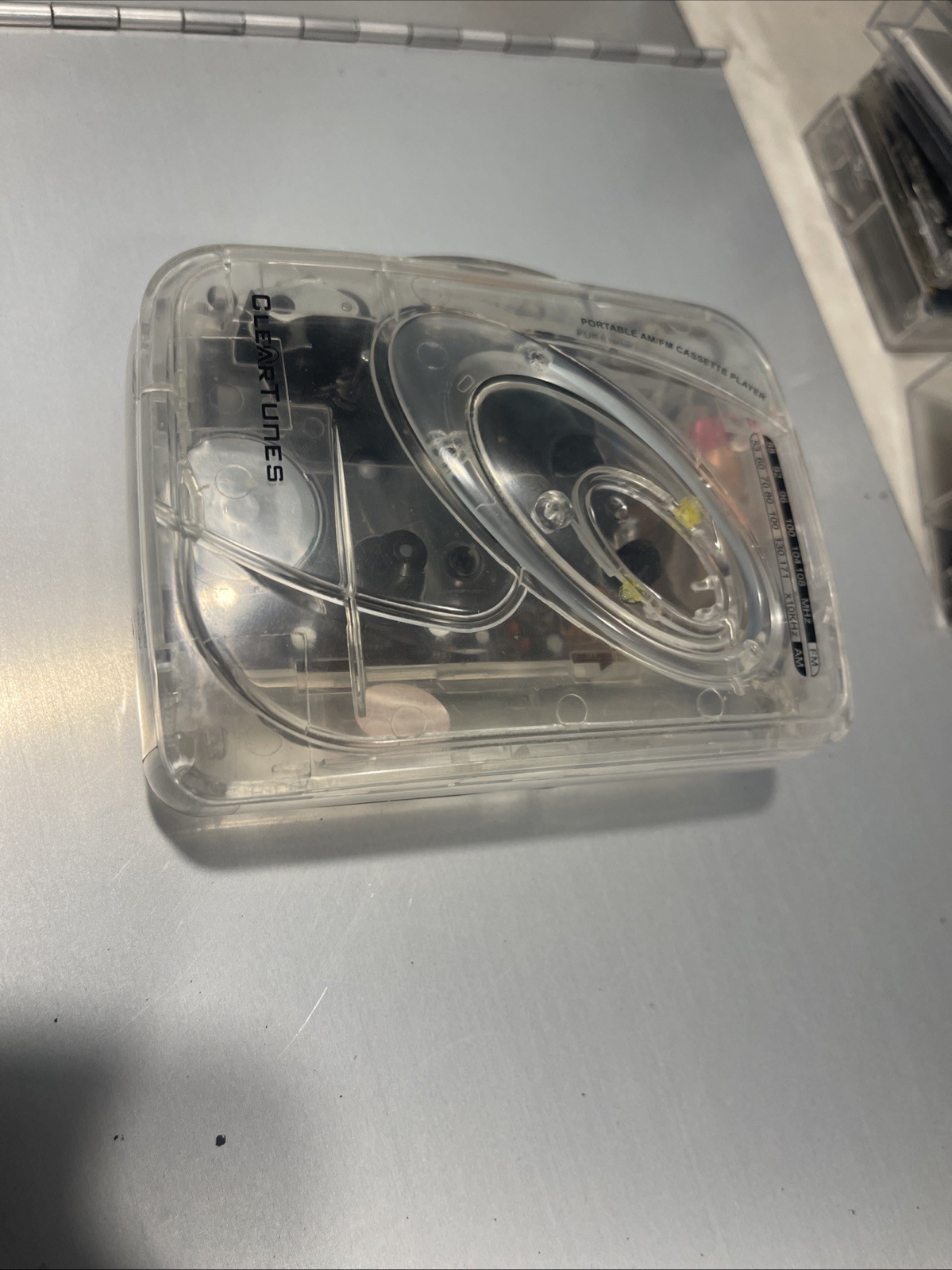 CLEAR TECH Radio CASSETTE PLAYER Tape Deck Walkman Prison Handheld Urban Outfit