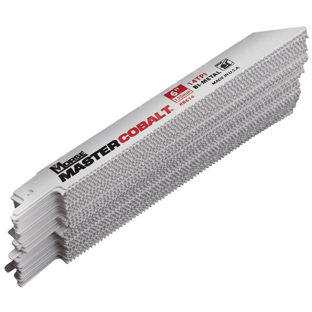 50 pack MK Morse Master Cobalt Reciprocating Saw Blades 6\