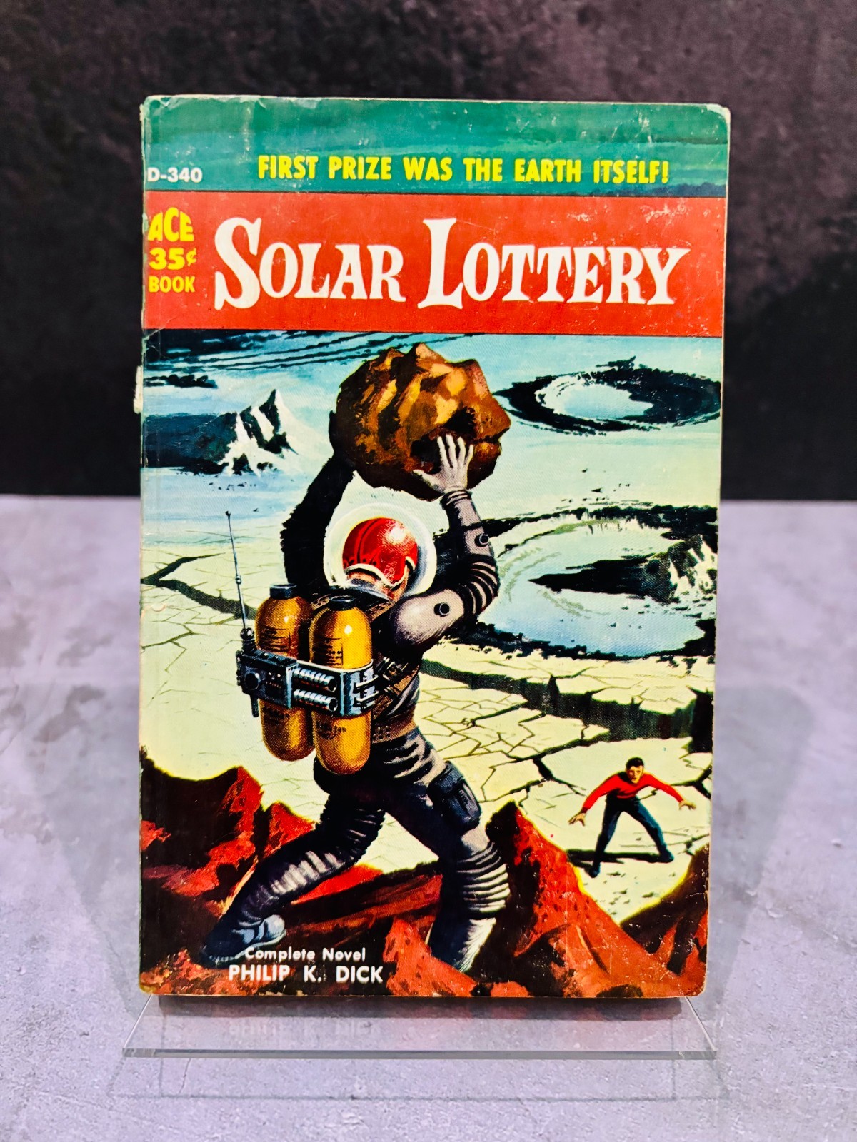 Philip K Dick Solar Lottery 1959 Ace Vintage PB First Novel Classic Sci-Fi
