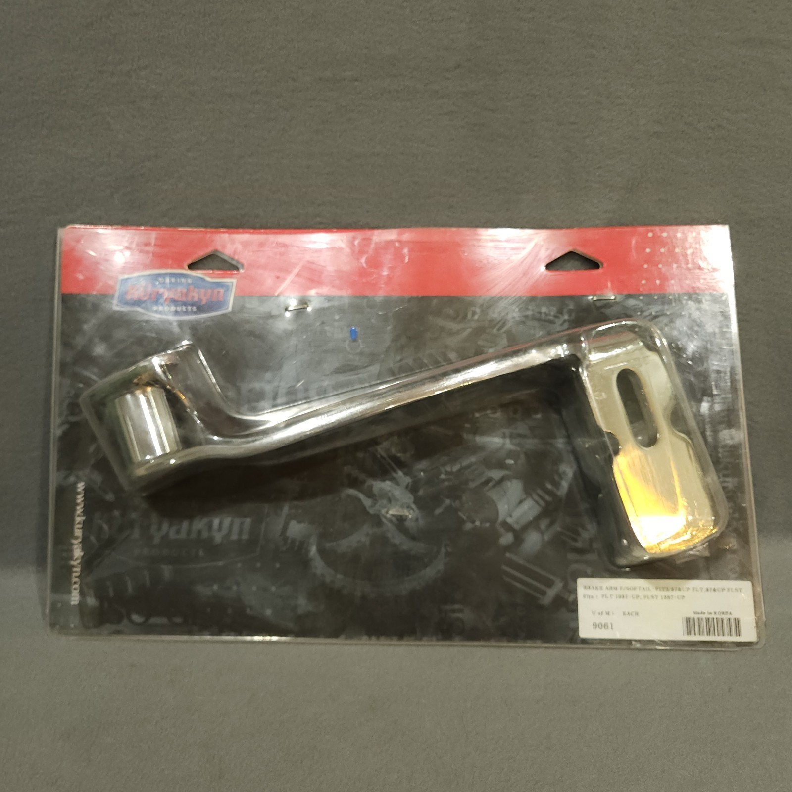 Kuryakyn Extended Brake Pedal 97-07 Touring 87-17 FL Softails Chrome #9061