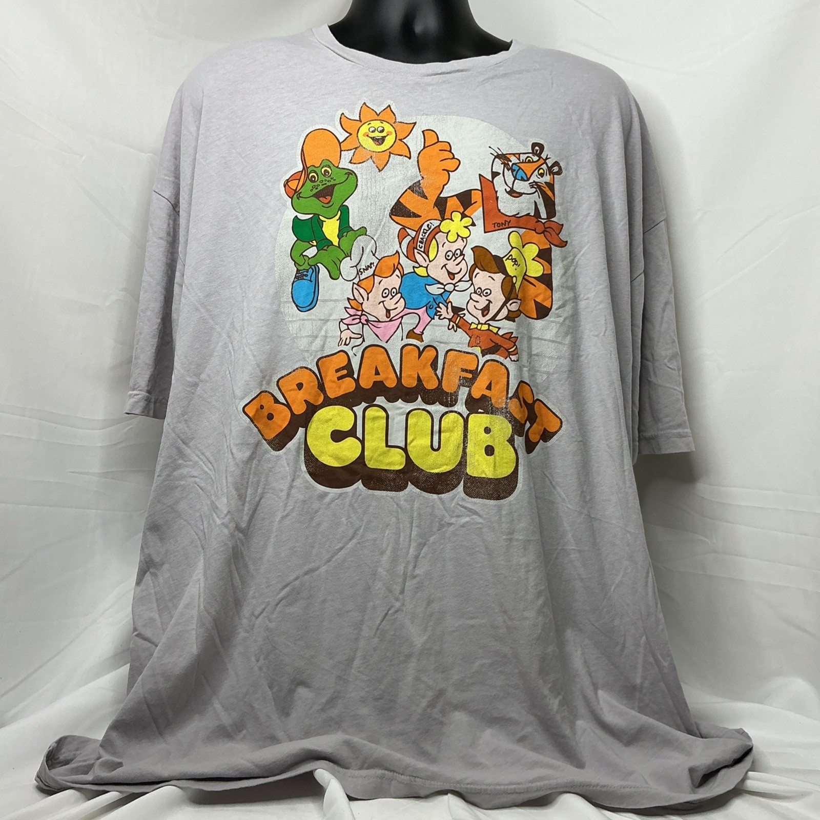 Breakfast Club, Kelloggs Characters, Kelloggs Vintage,gray,2XL,Tshirt,New w tags