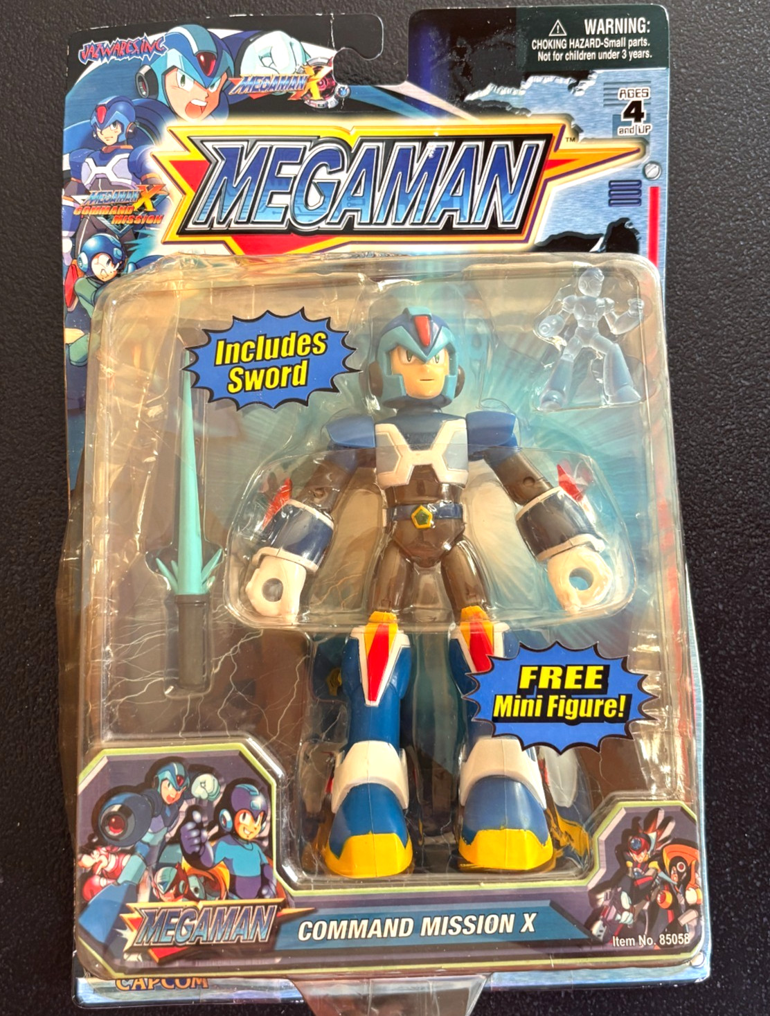 VTG 2005 Jazwares Mega-Man Command Mission X Action Figure Anime Superhero 6 VTG 2005 Jazwares Mega-Man Command Mission X Action Figure Anime Superhero 6