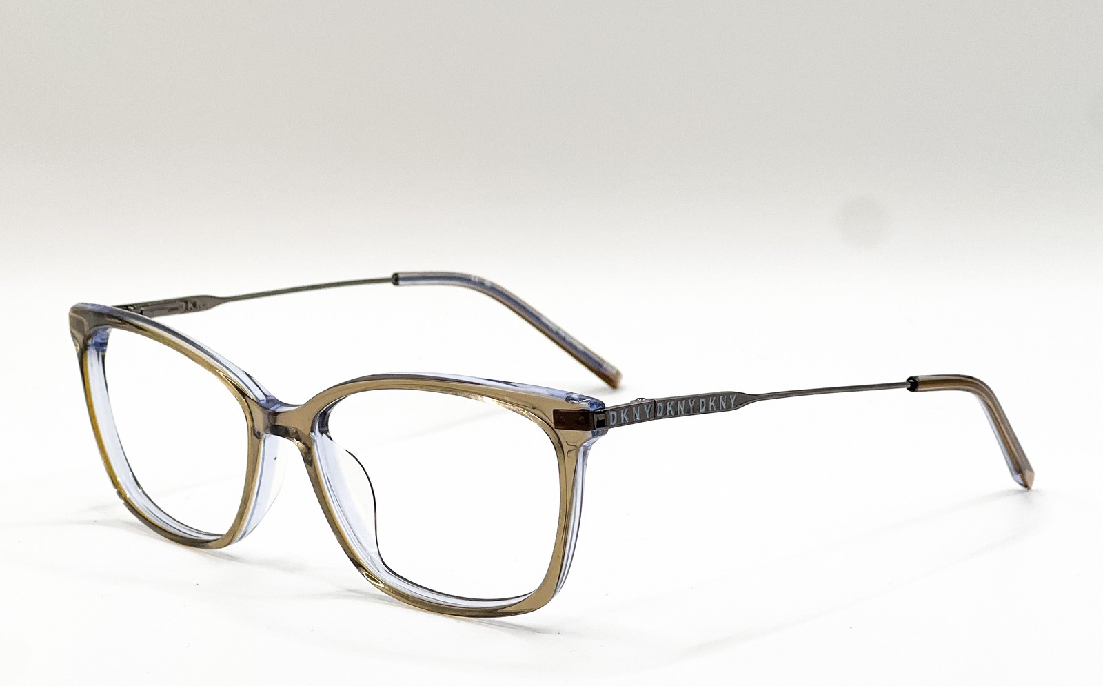 Dkny DK7006 260 Crystal Brown Rectangle Authentic Eyeglass Frames 53-15-135