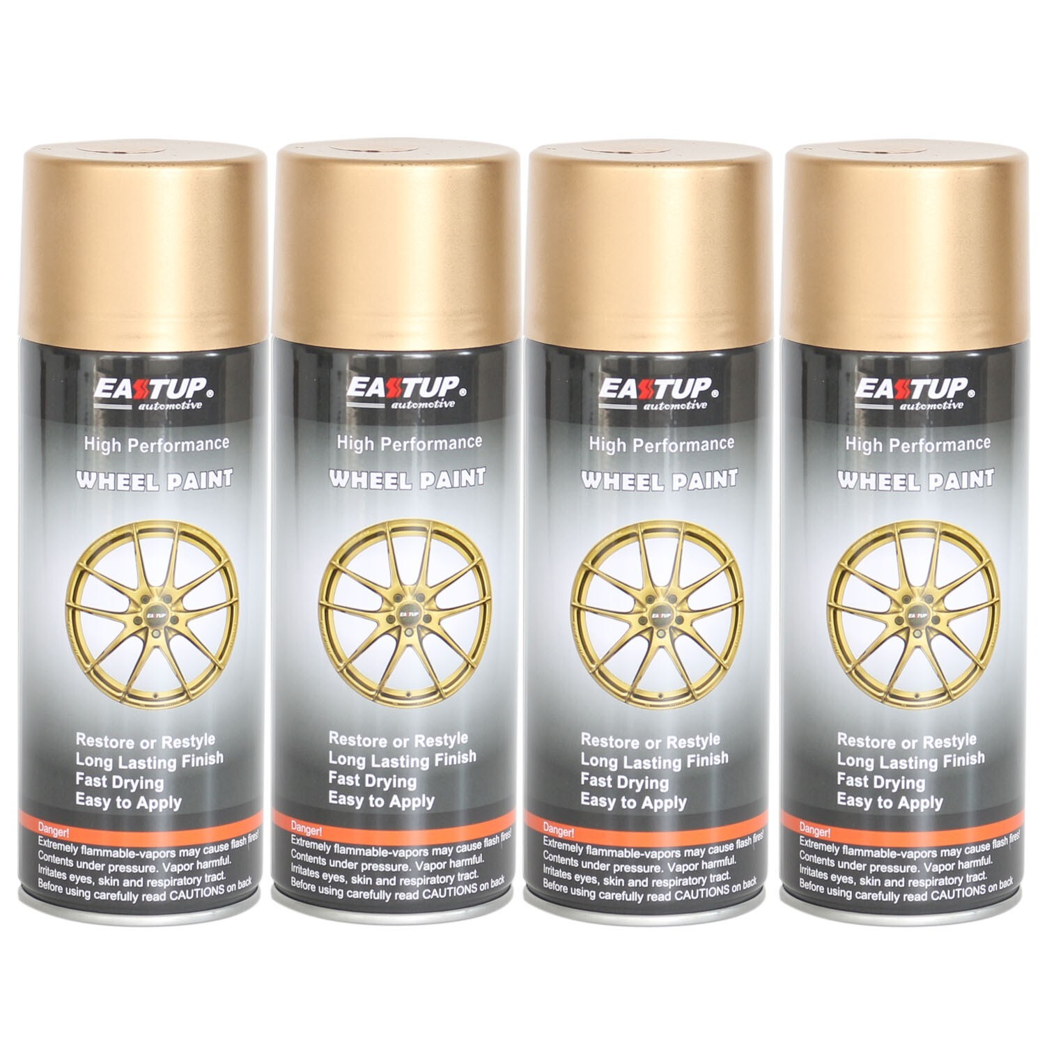4 Cans Metallic Gold Acrylic Car Wheel n Paint-Brilliant Finish High Durability 4 Cans Metallic Gold Acrylic Car Wheel n Paint-Brilliant Finish High Durability