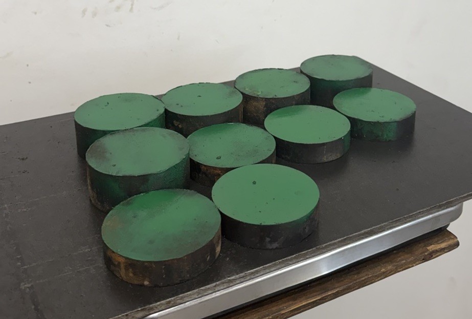 1117 Steel Round Bar Stock – Large Diameter Scrap – 10 PCS – 22.25 LBS