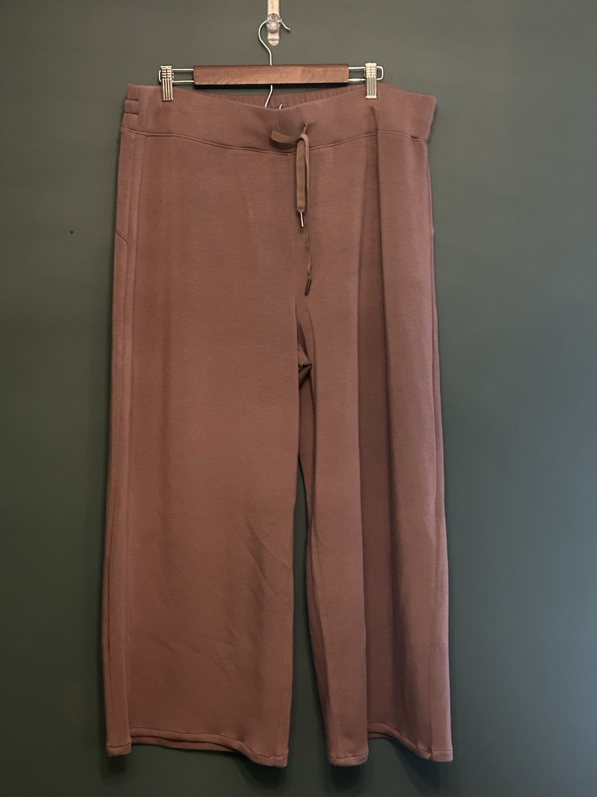 SPANX AirEssentials Wide Leg Pant Brown 3X Tall 3XT