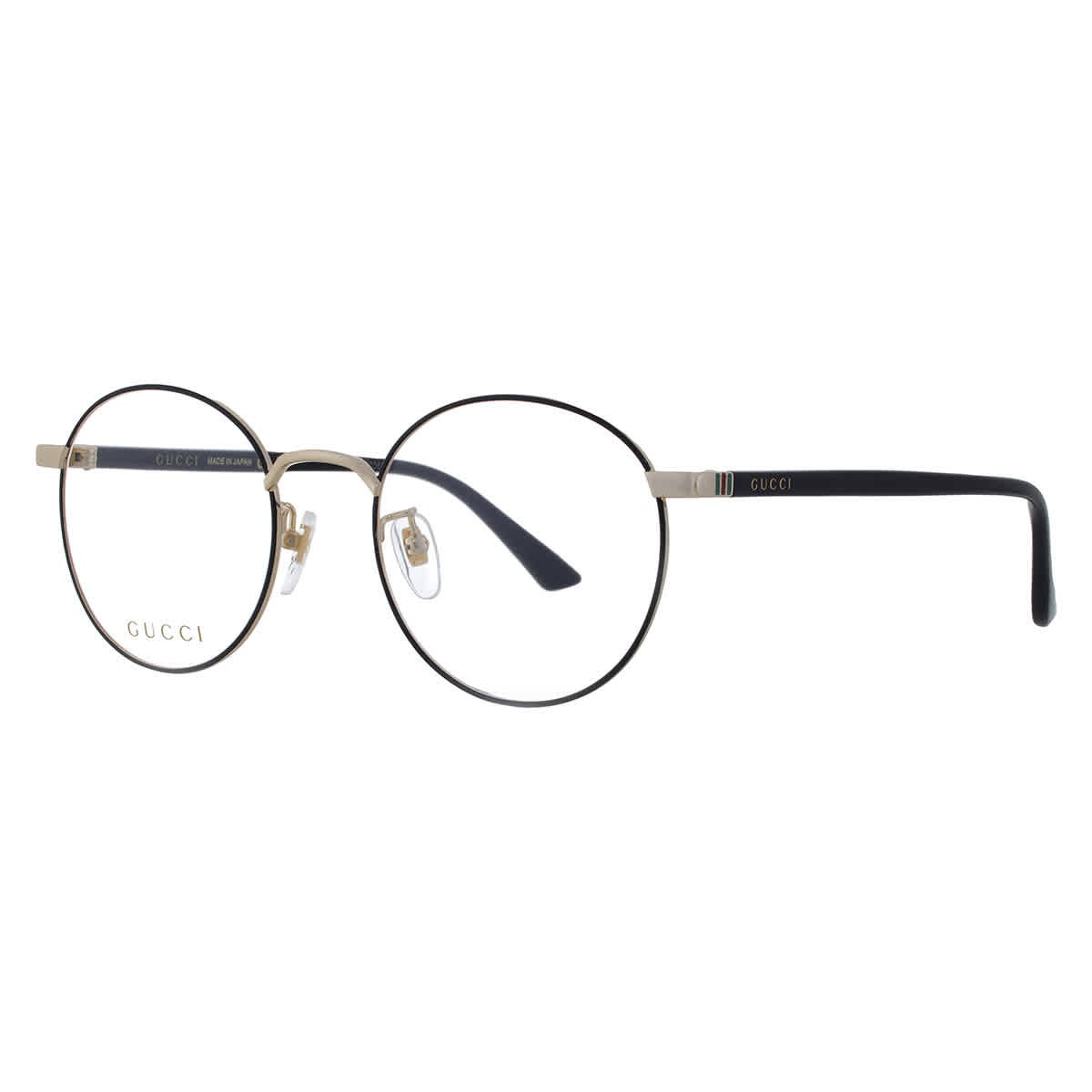 Gucci Demo Round Unisex Eyeglasses GG0297OK 003 52 GG0297OK 003 52