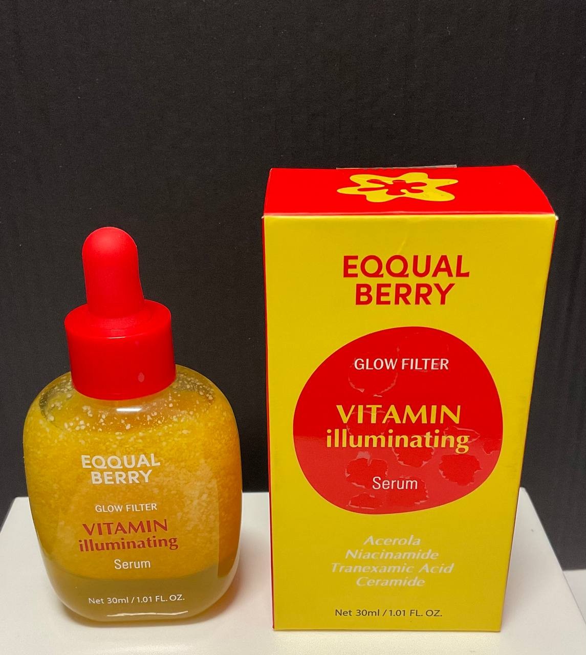 Eqqual Berry Glow Filter Vitamin Illuminating Serum 30ml Korean Skincare