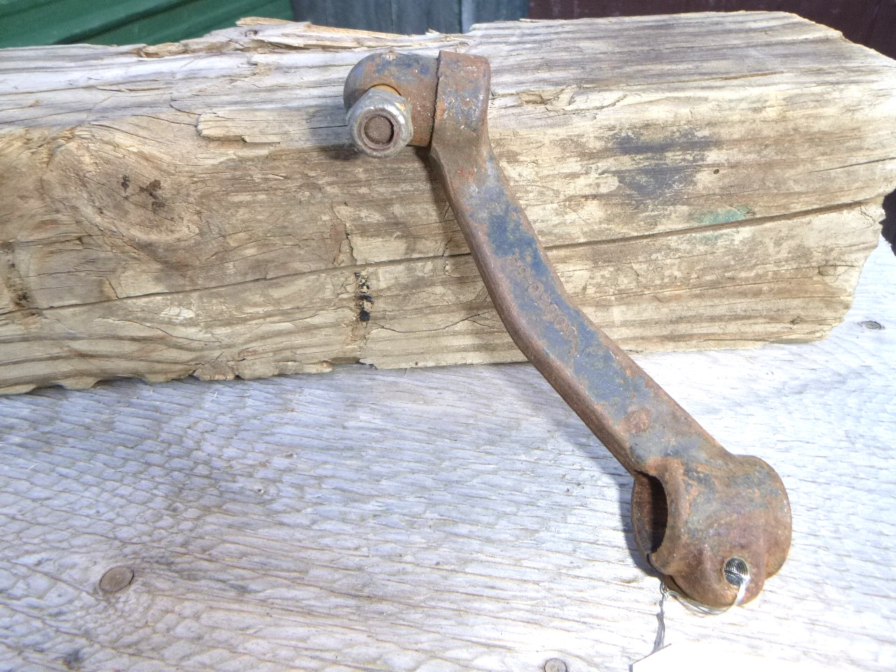 K MODEL & SPORTSTER LEFT FOOT PEG MOUNT 50951-52A V.G. CONDITION 1953 - 1967 ??