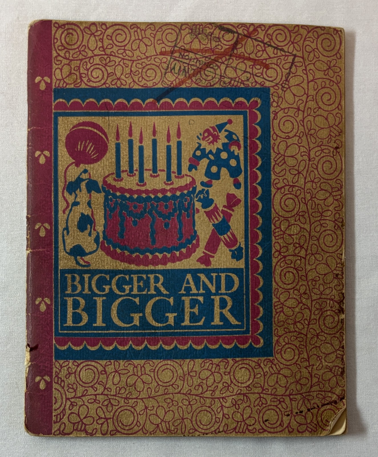 1942 D.C. Heath low grade school reader BIGGER AND BIGGER