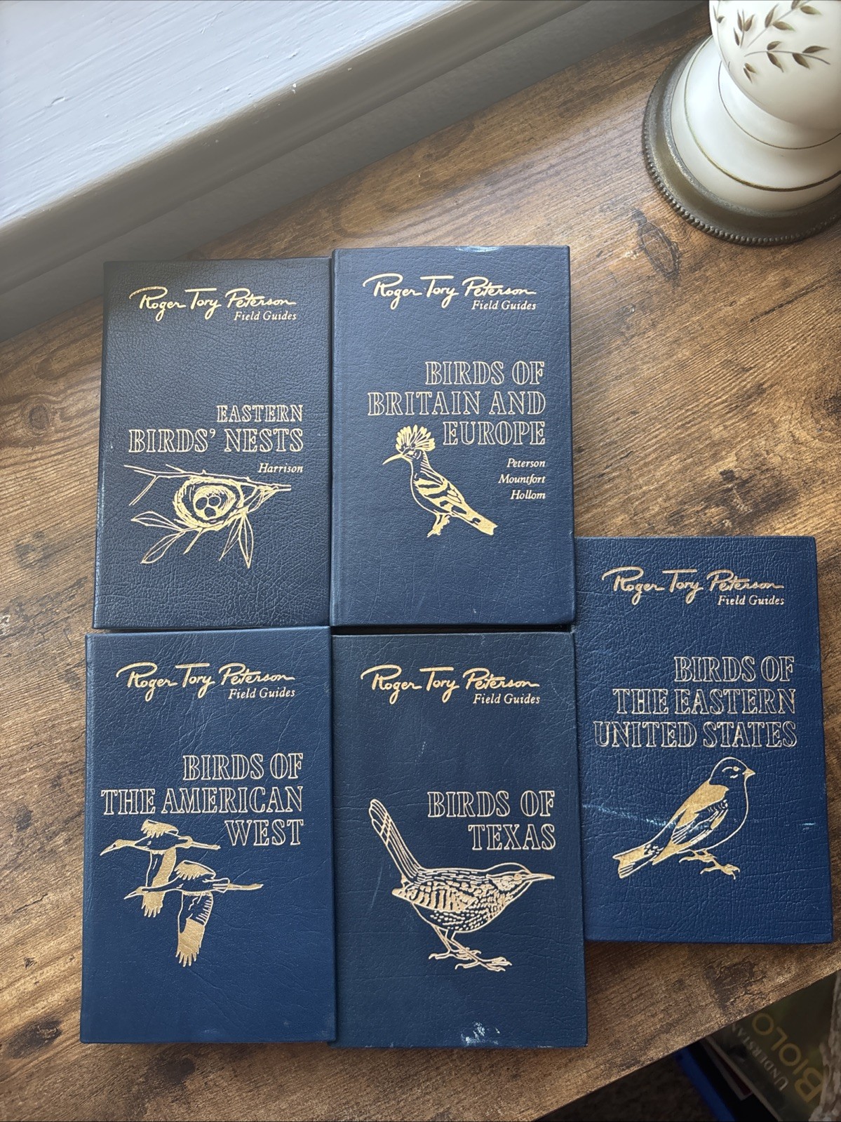 Roger Tory Peterson Field Guides Bird Books Lot of 5 Hardcover Vintage Set