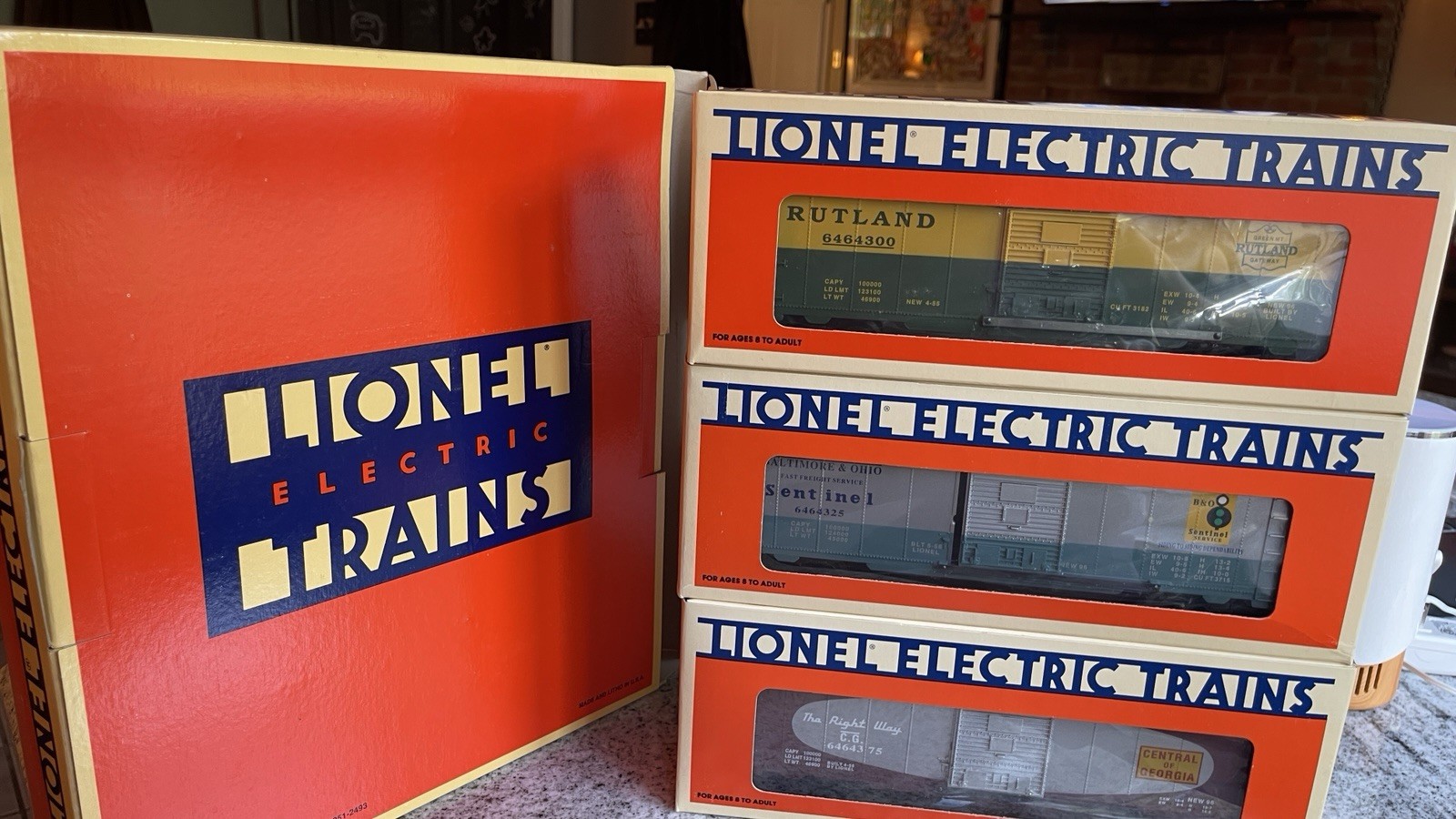 Lionel 6-19276 O Gauge 6464 Boxcar Series V (Set of 3) New