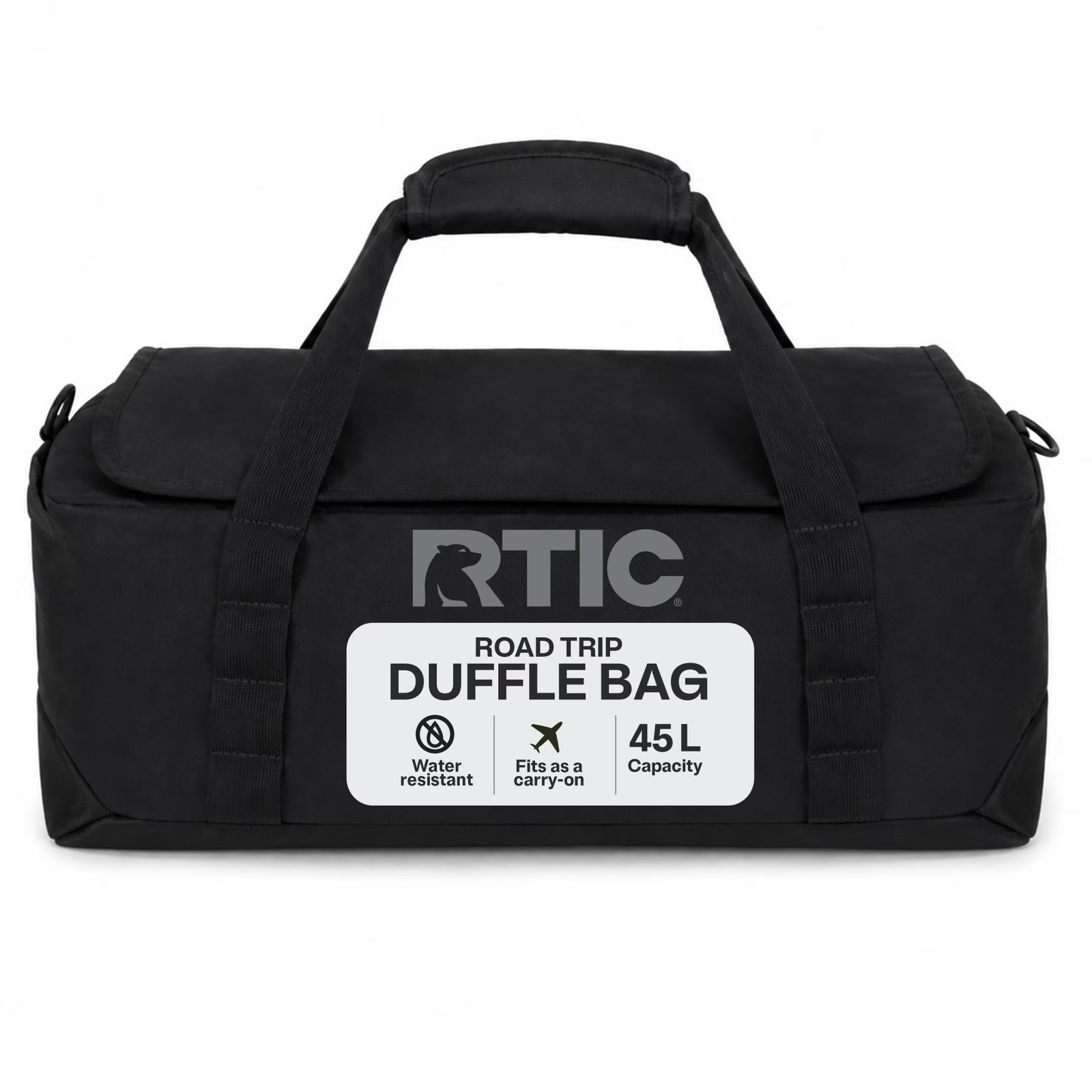 RTIC Outdoors Road Trip Duffel Bag Medium - Black