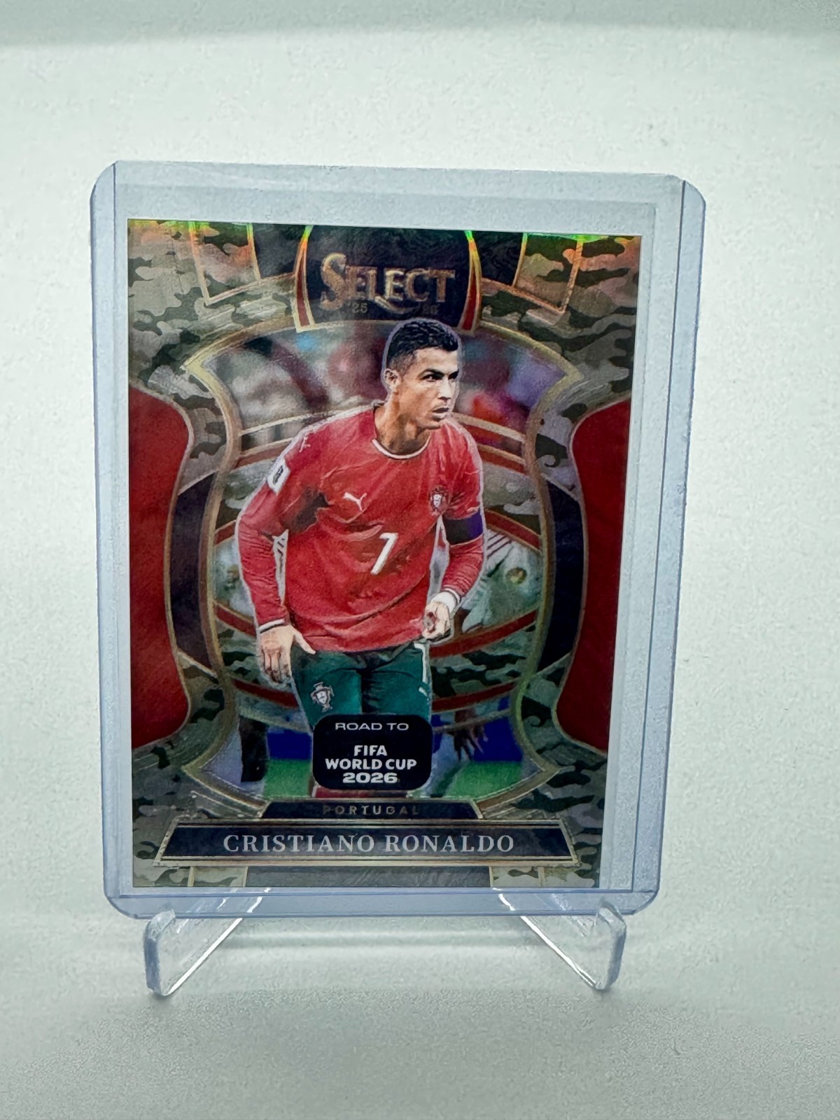 2025-26 Panini Cristiano Ronaldo #48 Camo Prizm /199
