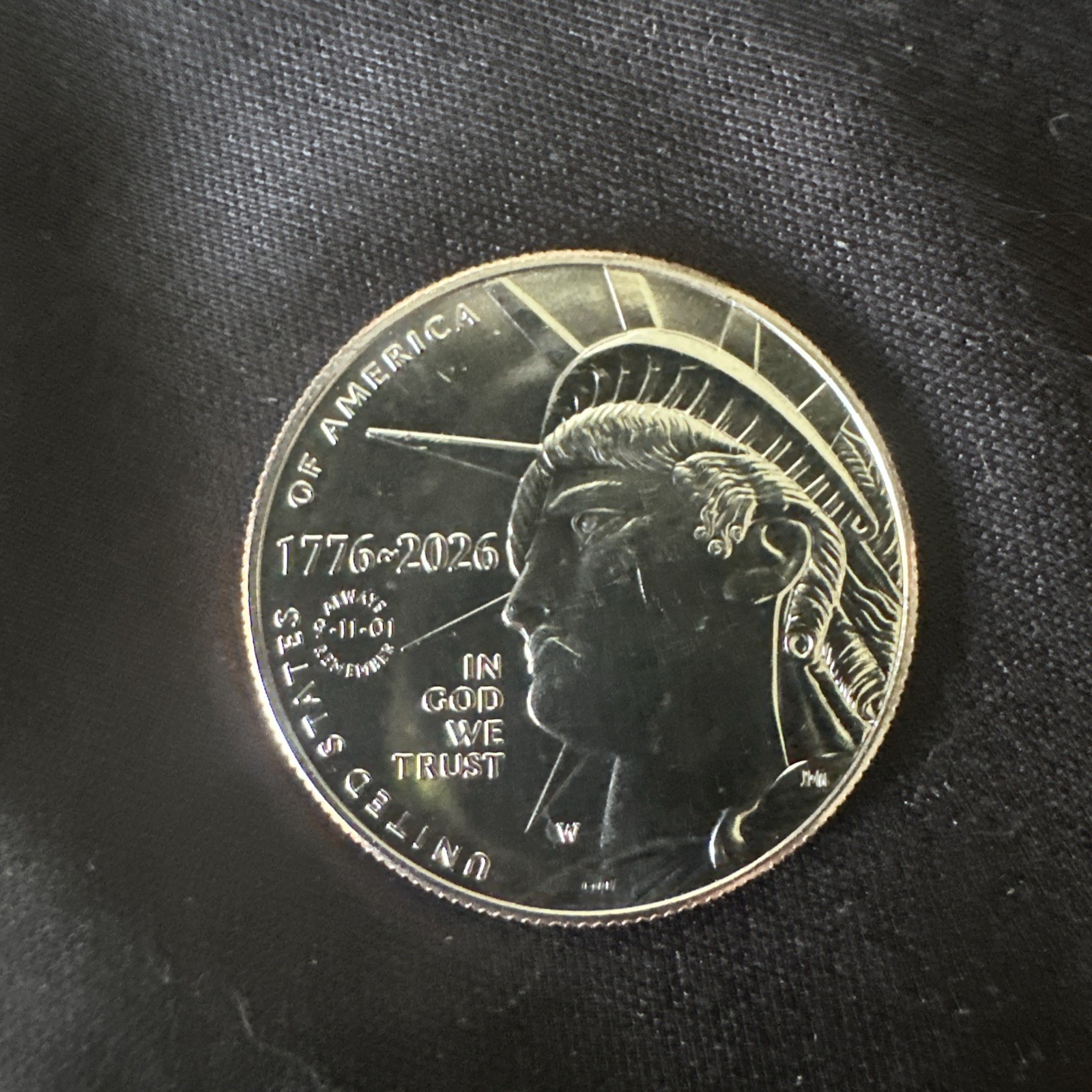 2026-W Enduring Liberty Half Dollar (50c)  9-11-01 Always Remember Privy