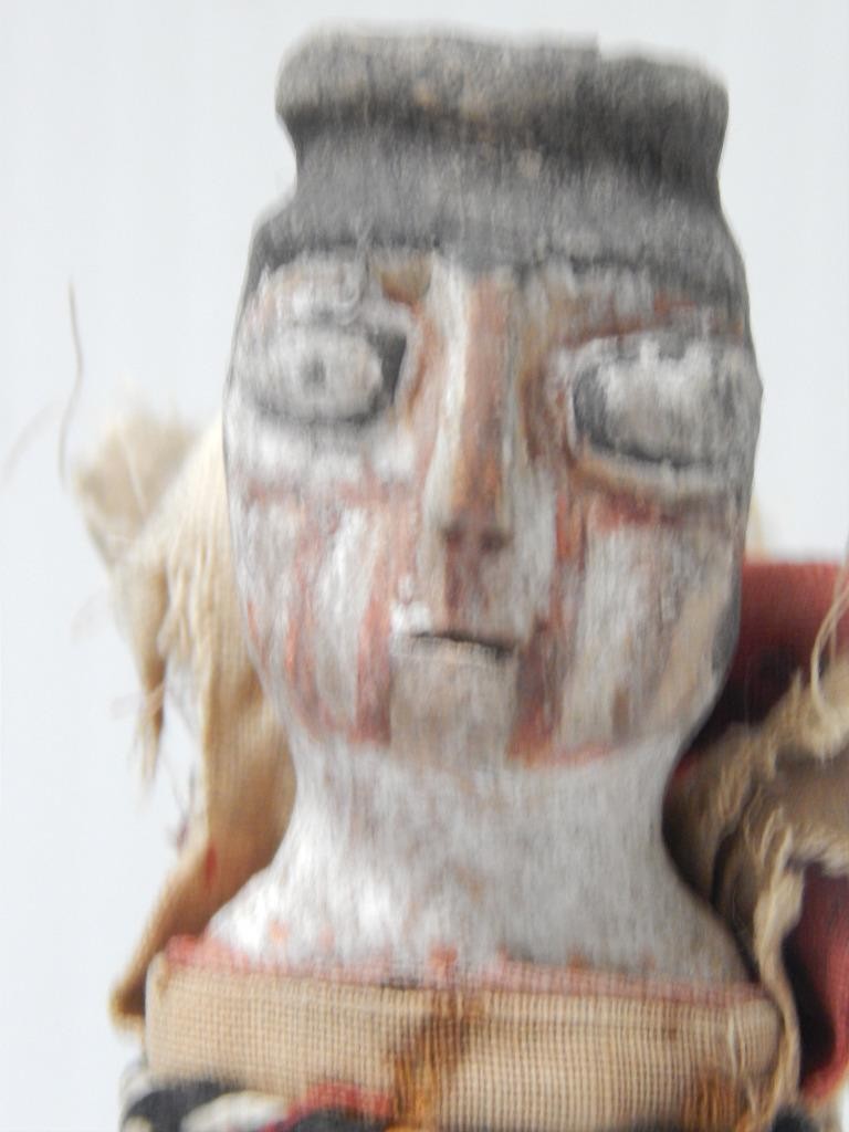 ANTIQUE 19c YUMA / MOHAVE INDIAN POTTERY DOLL - ALL ORIGINAL - INVESTMENT GRADE