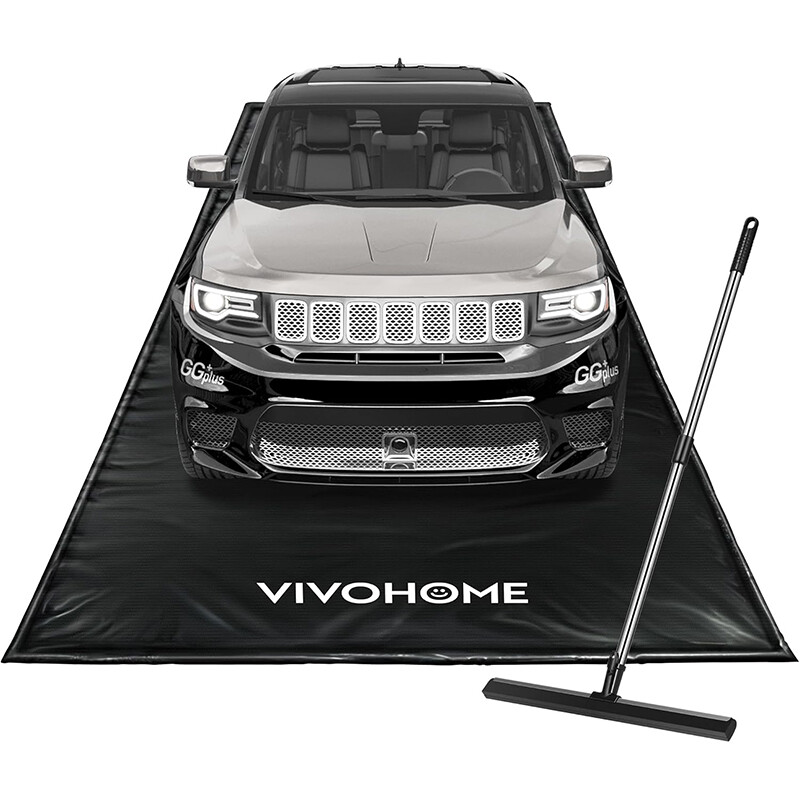 Garage Containment Mat 7.9x18FT Waterproof Floor Mat Snow Melt Water Catch Car