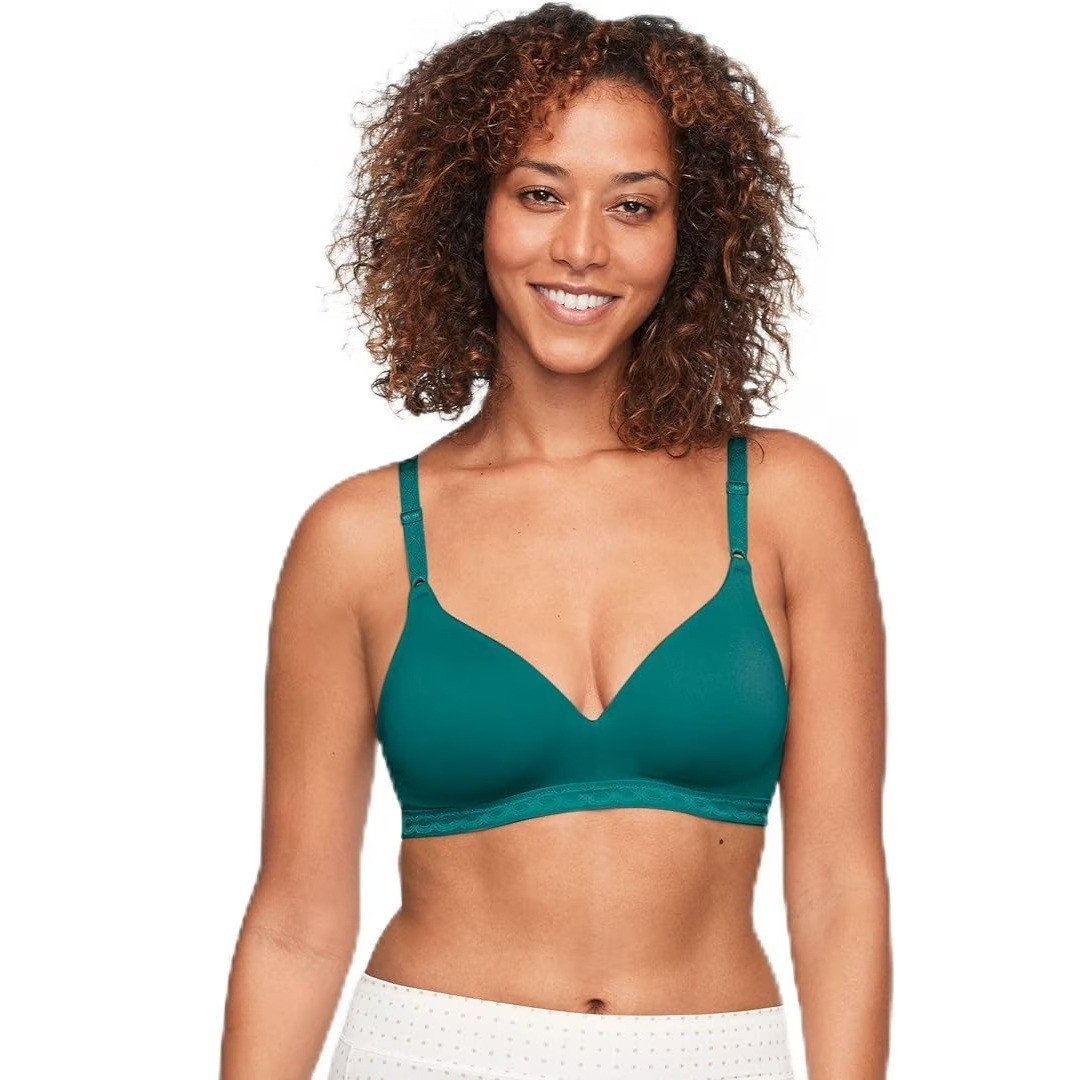 Warner\'s Women\'s Teal Super Soft Wireless Lightly Lined Comfort Bra Size 36A