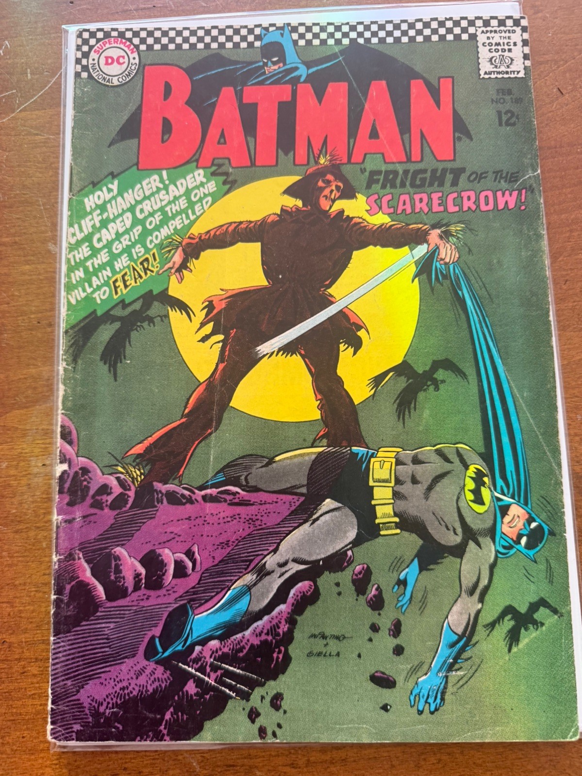 Batman #189 1967 1st Scarecrow SEND OFFER SEE PICTURES FOR CONDITION Batman #189 1967 1st Scarecrow SEND OFFER SEE PICTURES FOR CONDITION