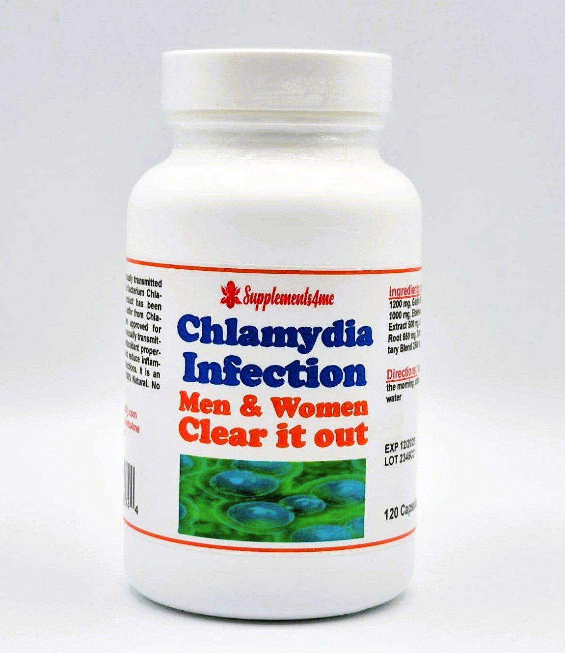 NATURAL HERBS CHLAMYDIA  FOR MEN & WOMEN STI - MADE IN USA