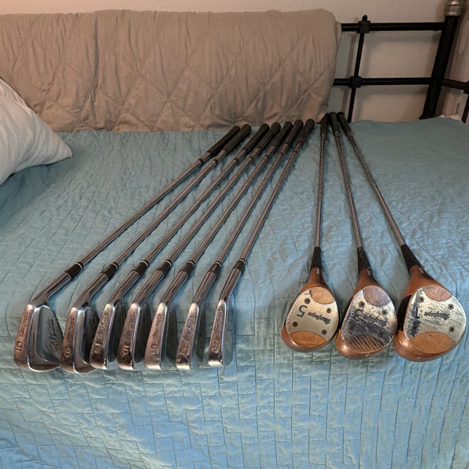 MacGregor Jack Nicklaus Golden Bear Vintage Golf Club 10 piece set RH