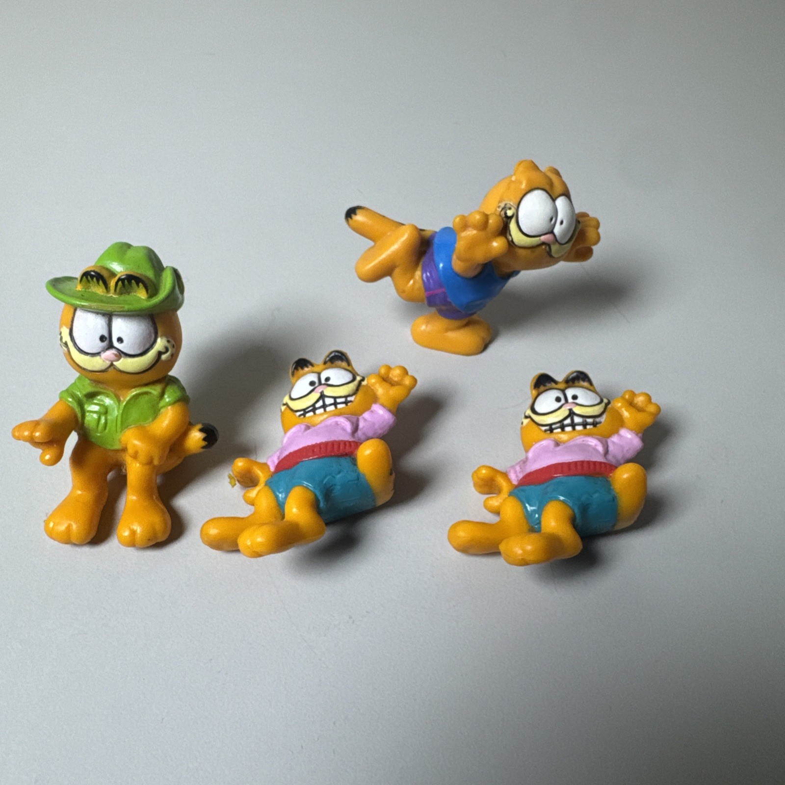 Vintage Garfield PVC Figures 1978–1981 United Feature Syndicate – 4 Pc Vintage Garfield PVC Figures 1978–1981 United Feature Syndicate – 4 Pc